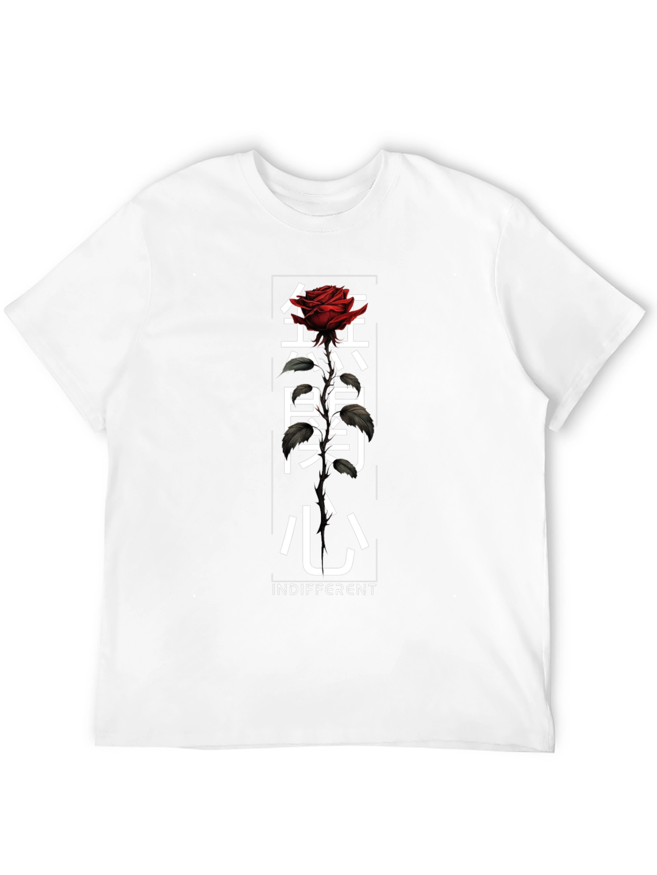 Indifferent Rose Graphic T-Shirt
