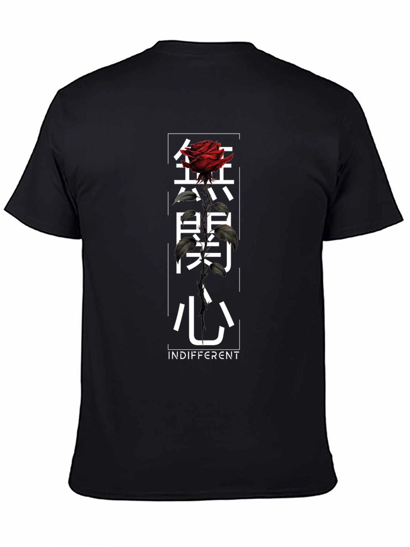 Indifferent Rose Graphic T-Shirt