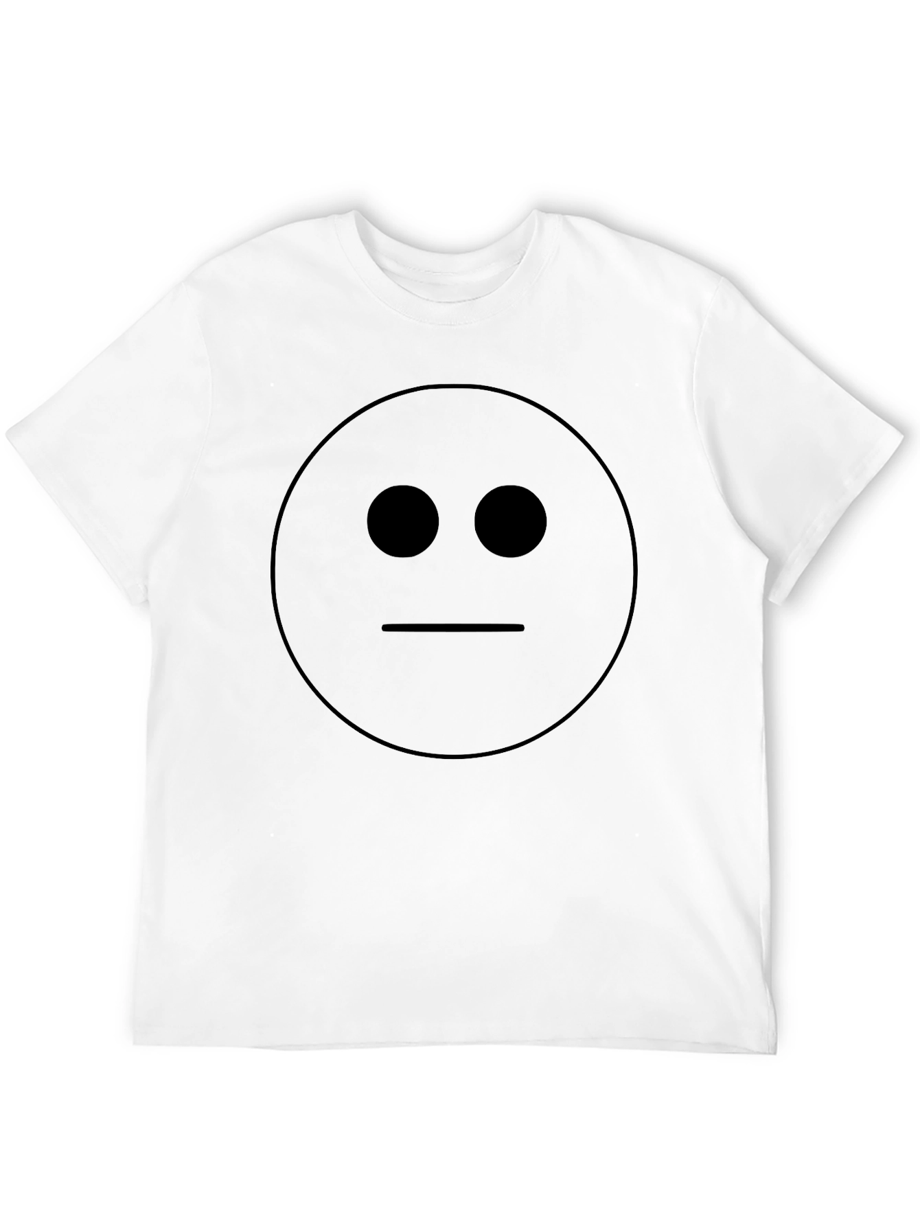 Deadpan Emoji T-Shirt - Express Yourself!