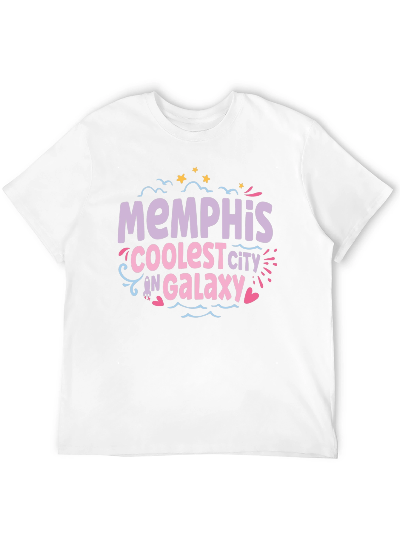Memphis Coolest City T-Shirt - Black Cotton Tee