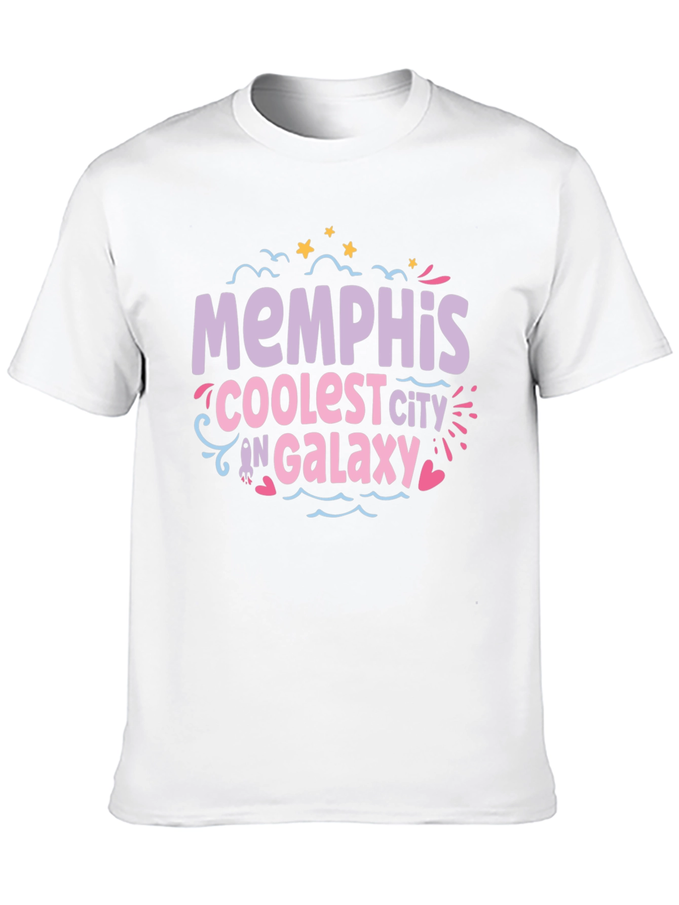 Memphis Coolest City T-Shirt - Black Cotton Tee