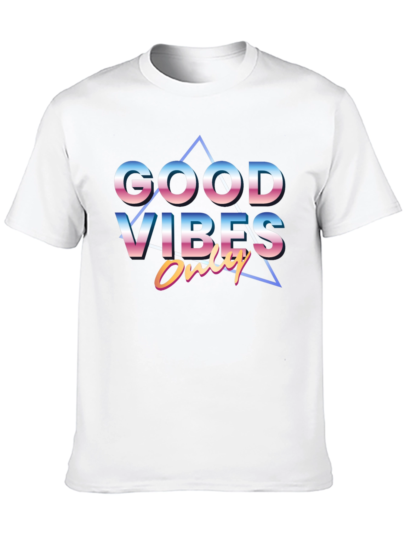 Retro Good Vibes Only Graphic Tee