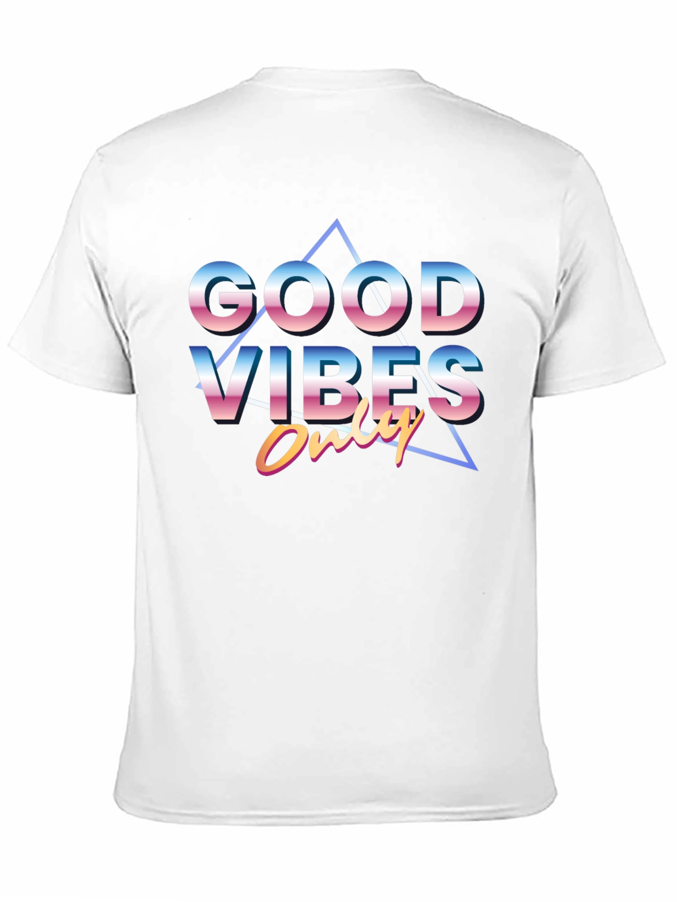 Retro Good Vibes Only Graphic Tee