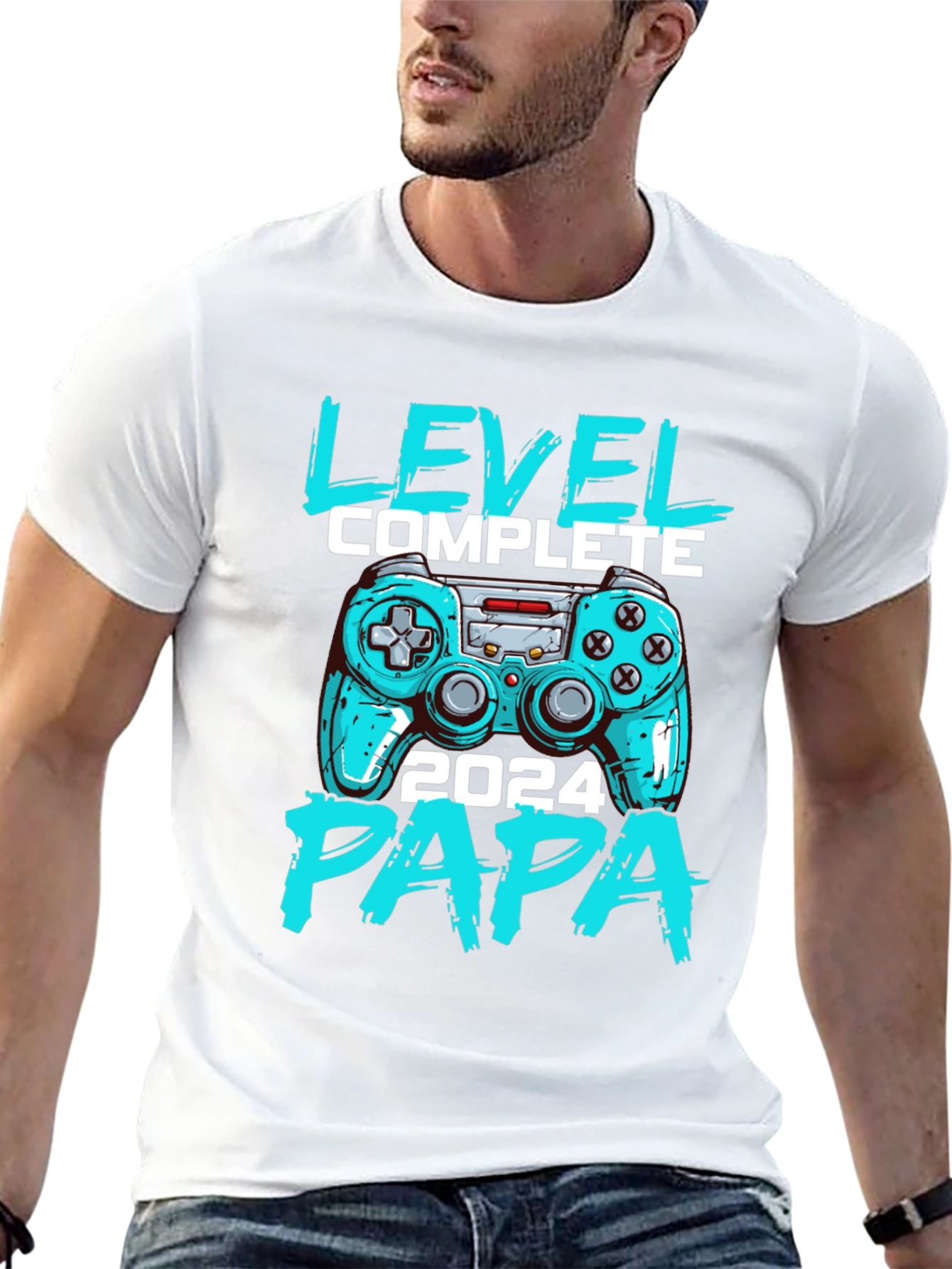 Level Complete 2024 Papa T-Shirt