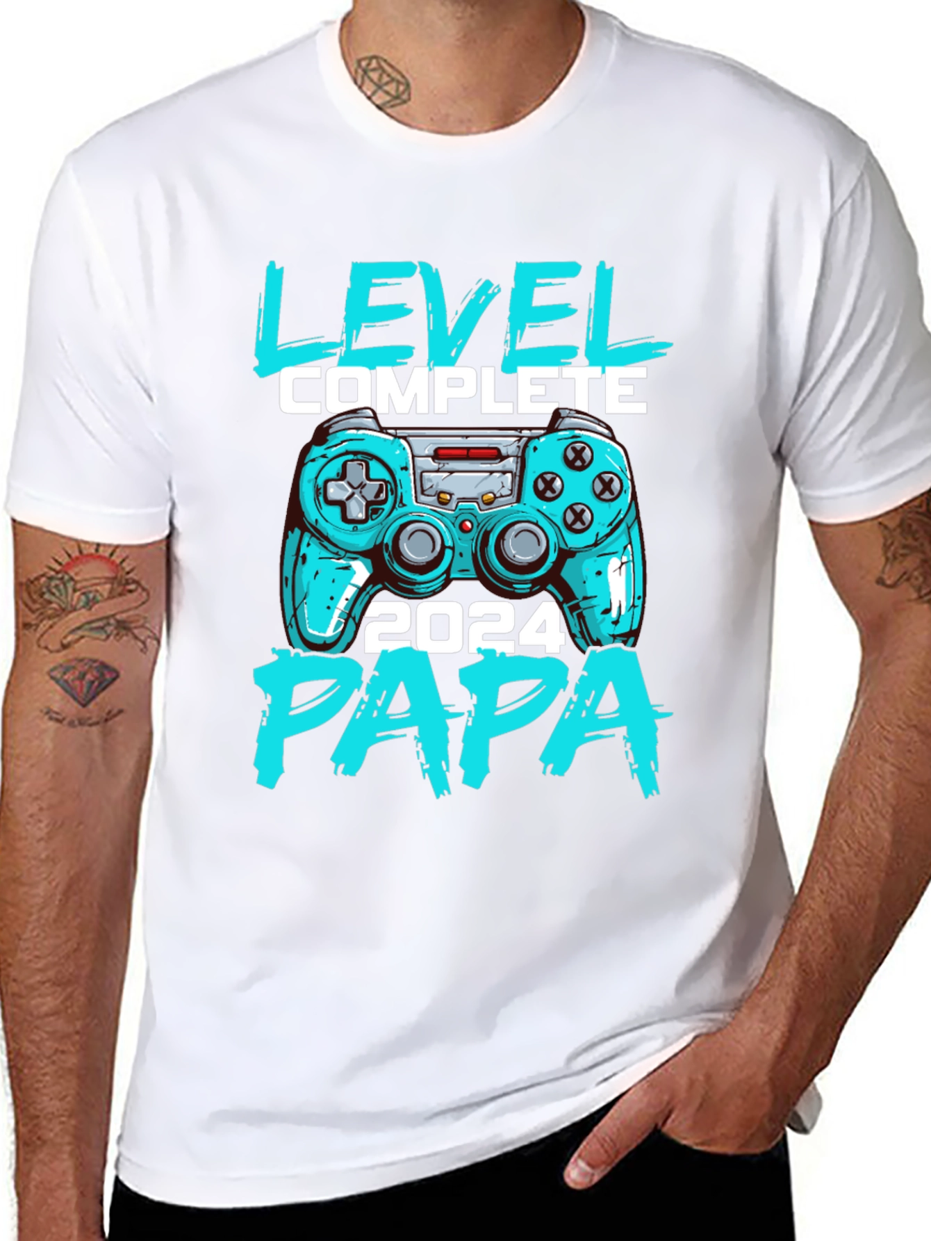 Level Complete 2024 Papa T-Shirt