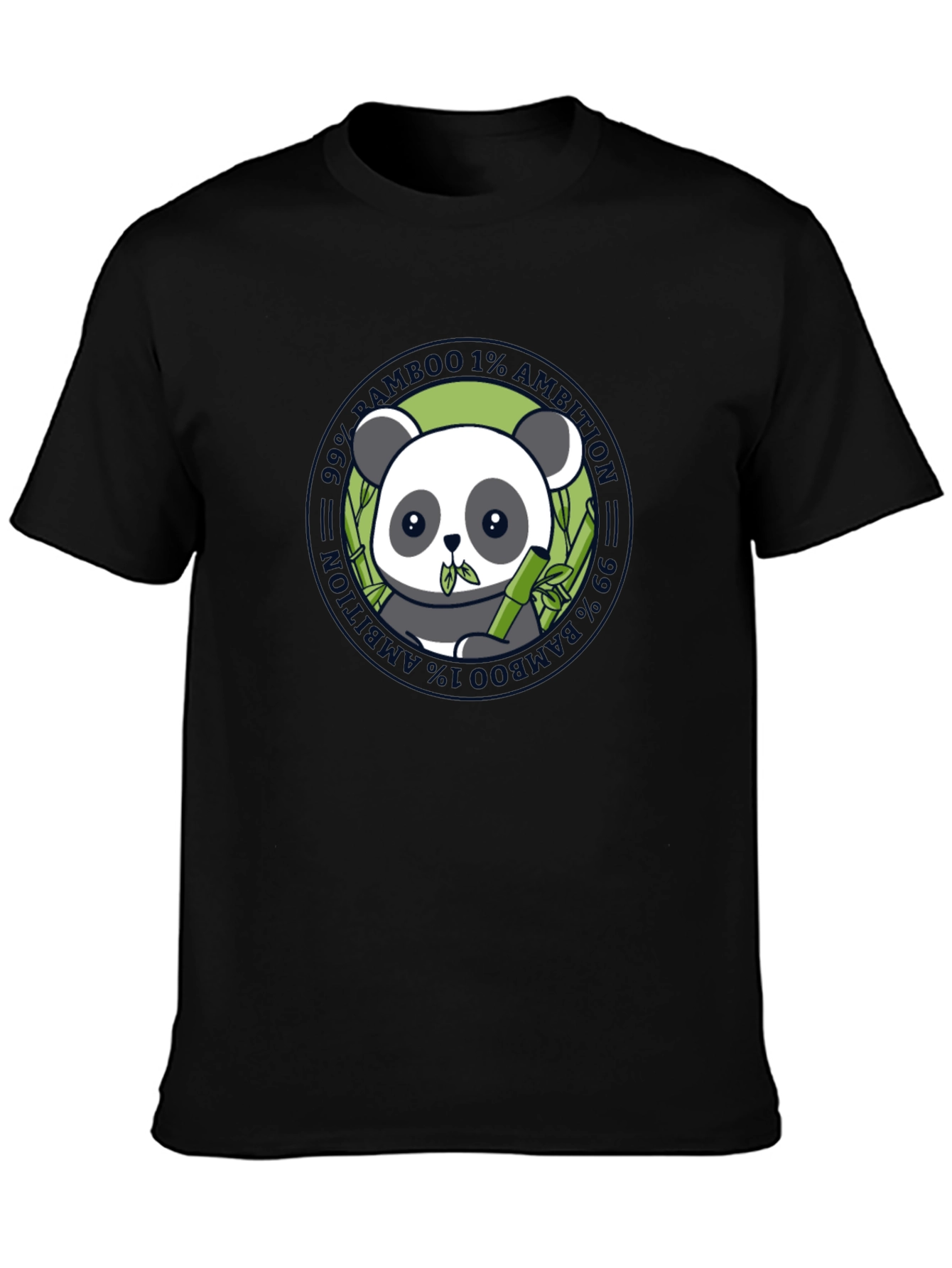 Panda Bamboo T-Shirt - 99% Bamboo 1% Ambition