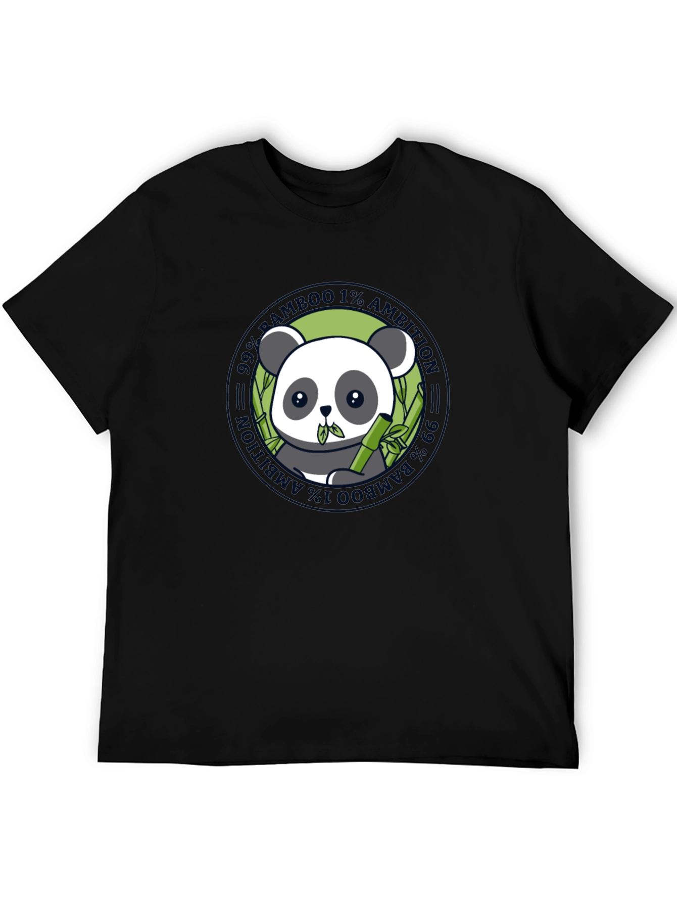 Panda Bamboo T-Shirt - 99% Bamboo 1% Ambition