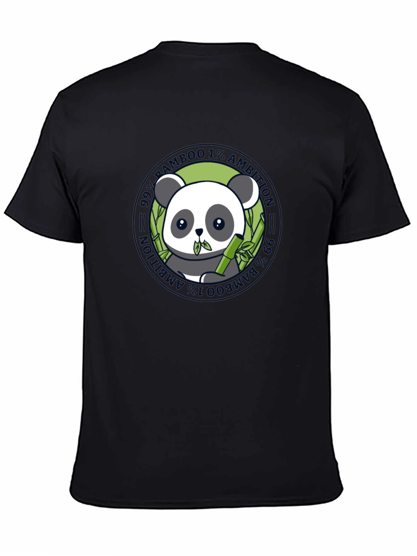 Panda Bamboo T-Shirt - 99% Bamboo 1% Ambition