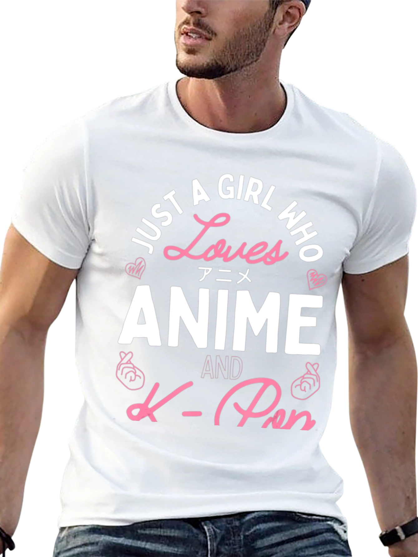 Anime & K-Pop Lover Tee - Black