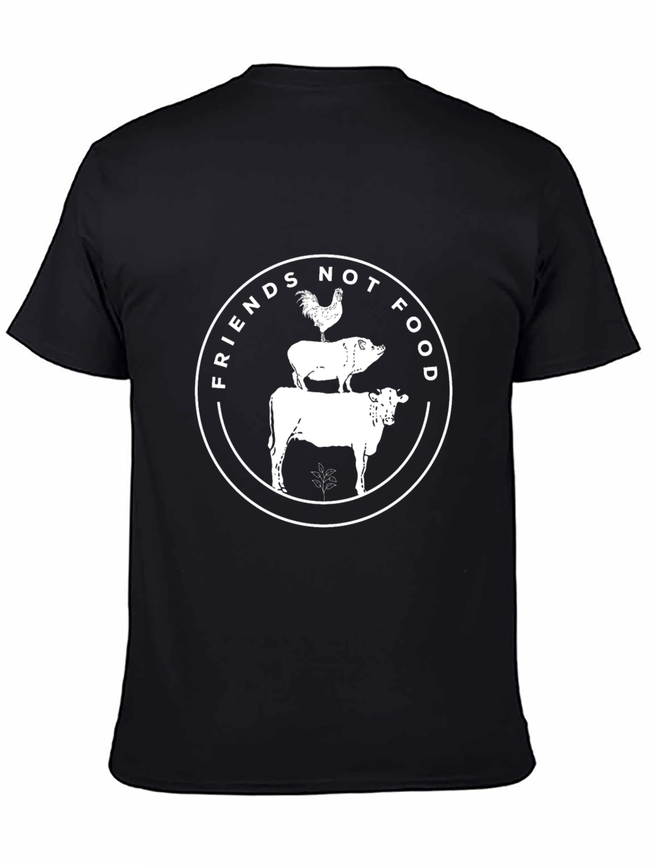 Friends Not Food Vegan Graphic Tee