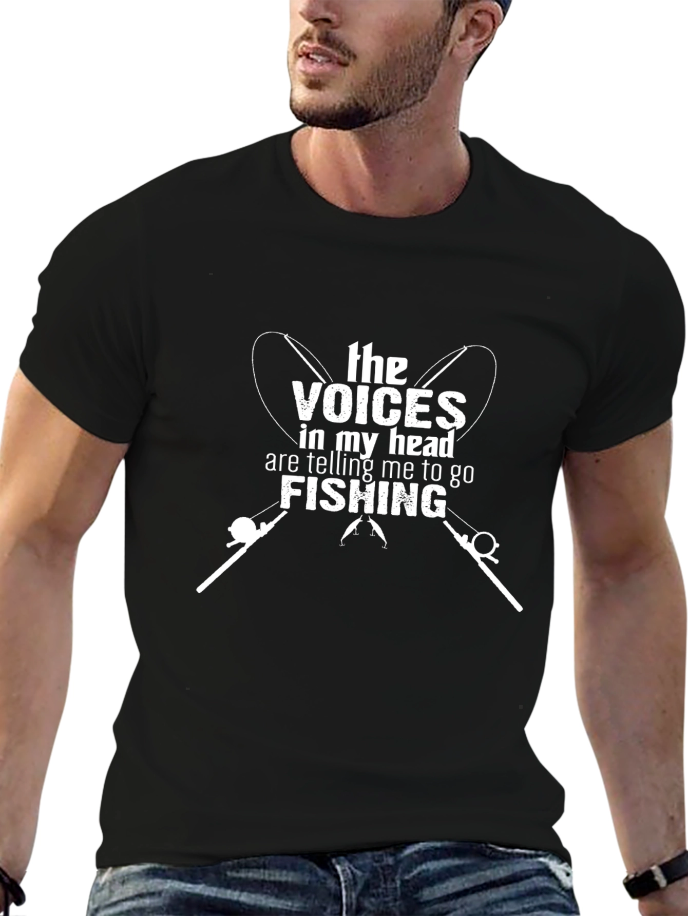 Fishing T-Shirt: Voices in My Head
