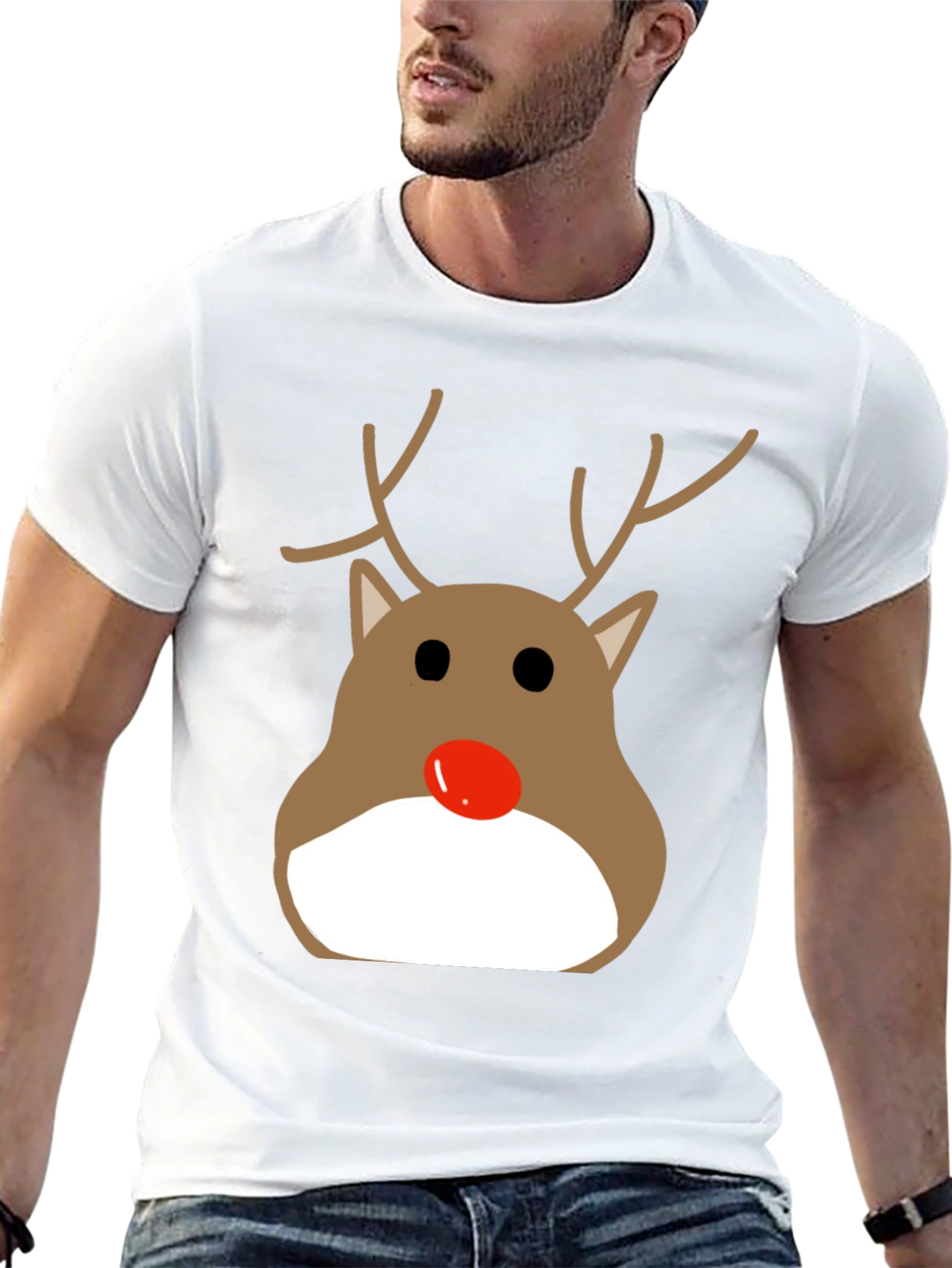 Rudolph Reindeer Christmas T-Shirt