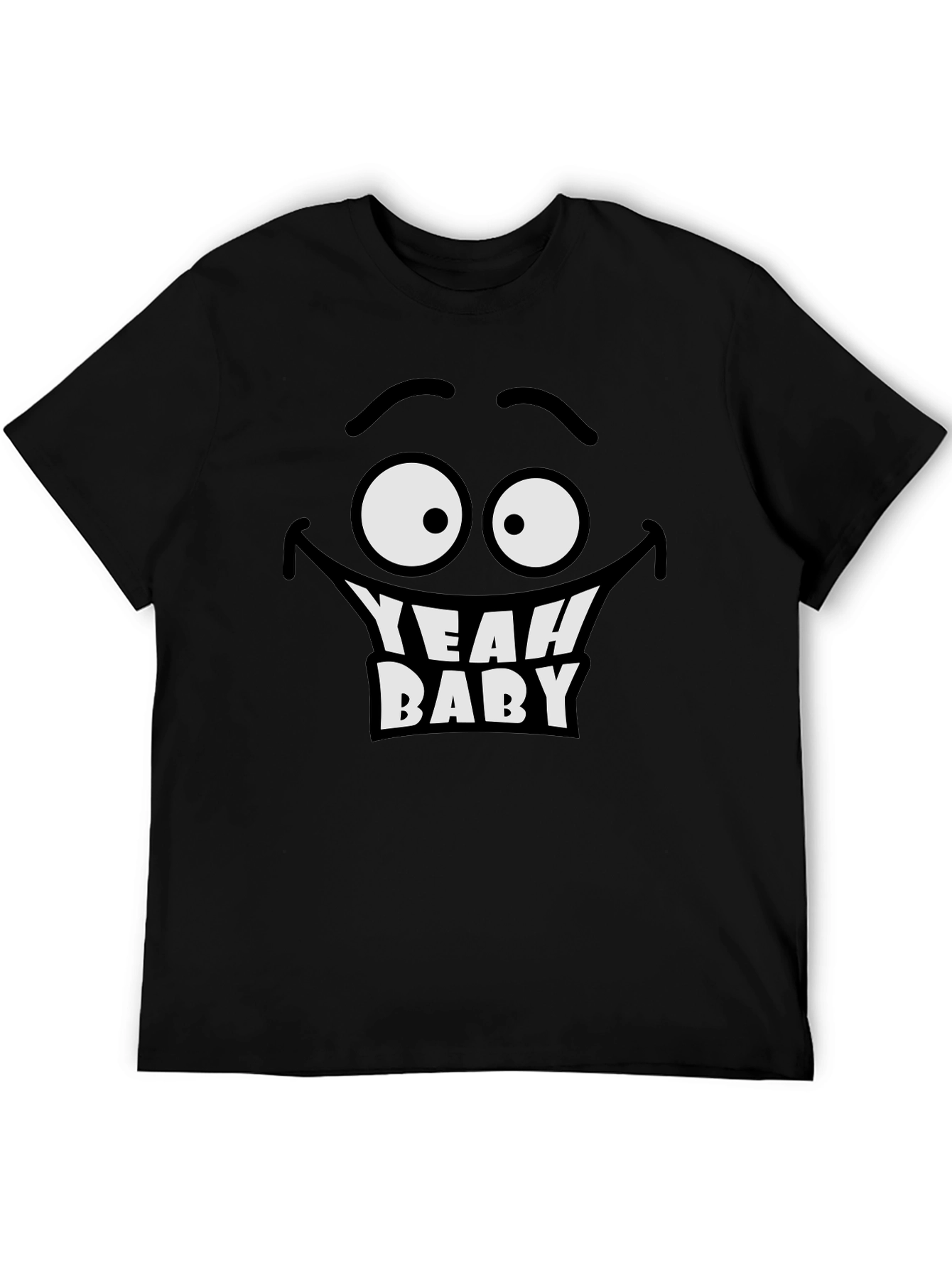 Yeah Baby Graphic Tee - Black Humor T-Shirt