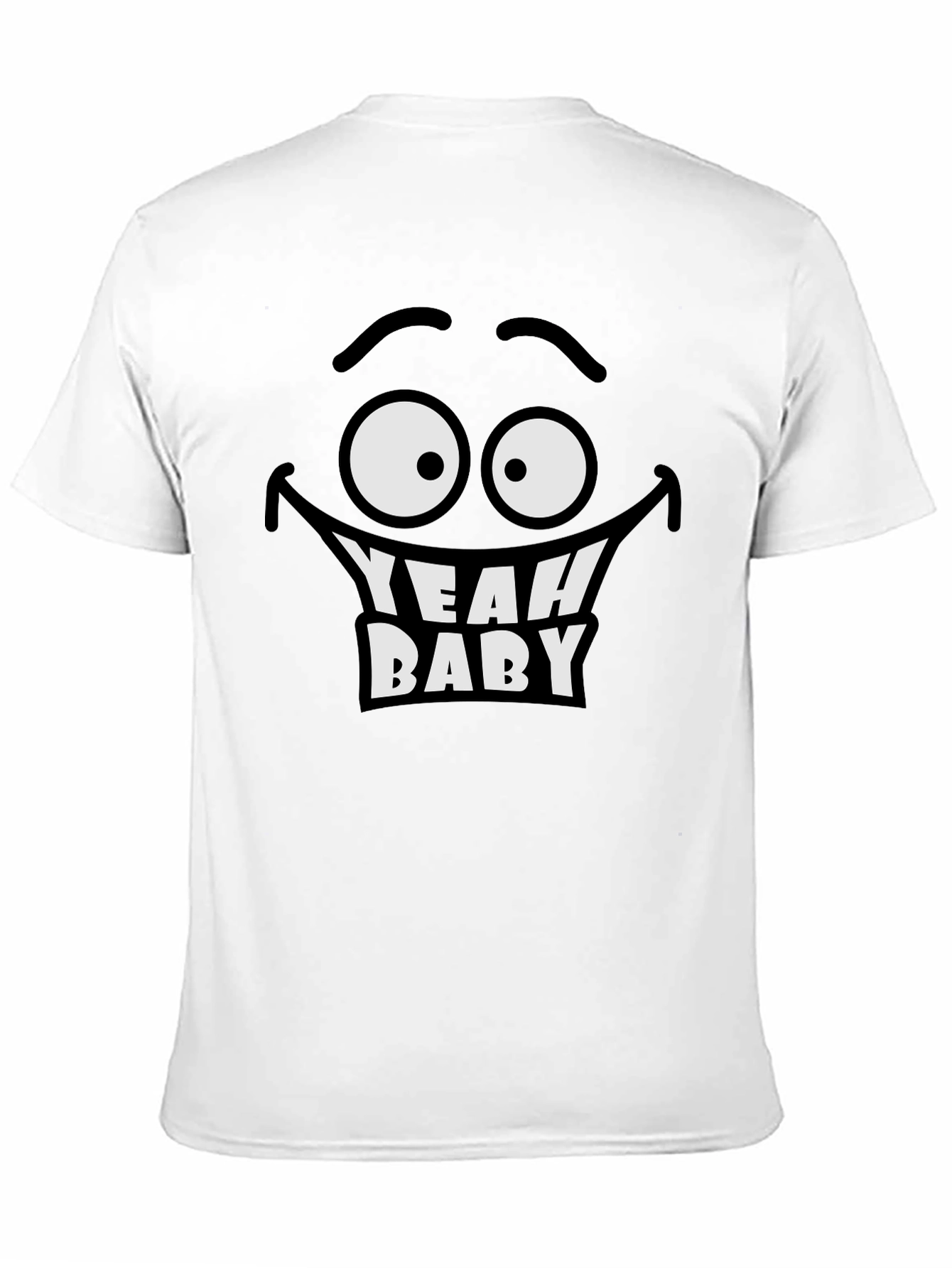 Yeah Baby Graphic Tee - Black Humor T-Shirt