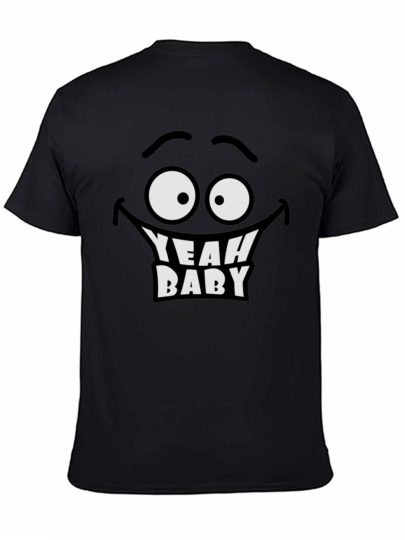 Yeah Baby Graphic Tee - Black Humor T-Shirt
