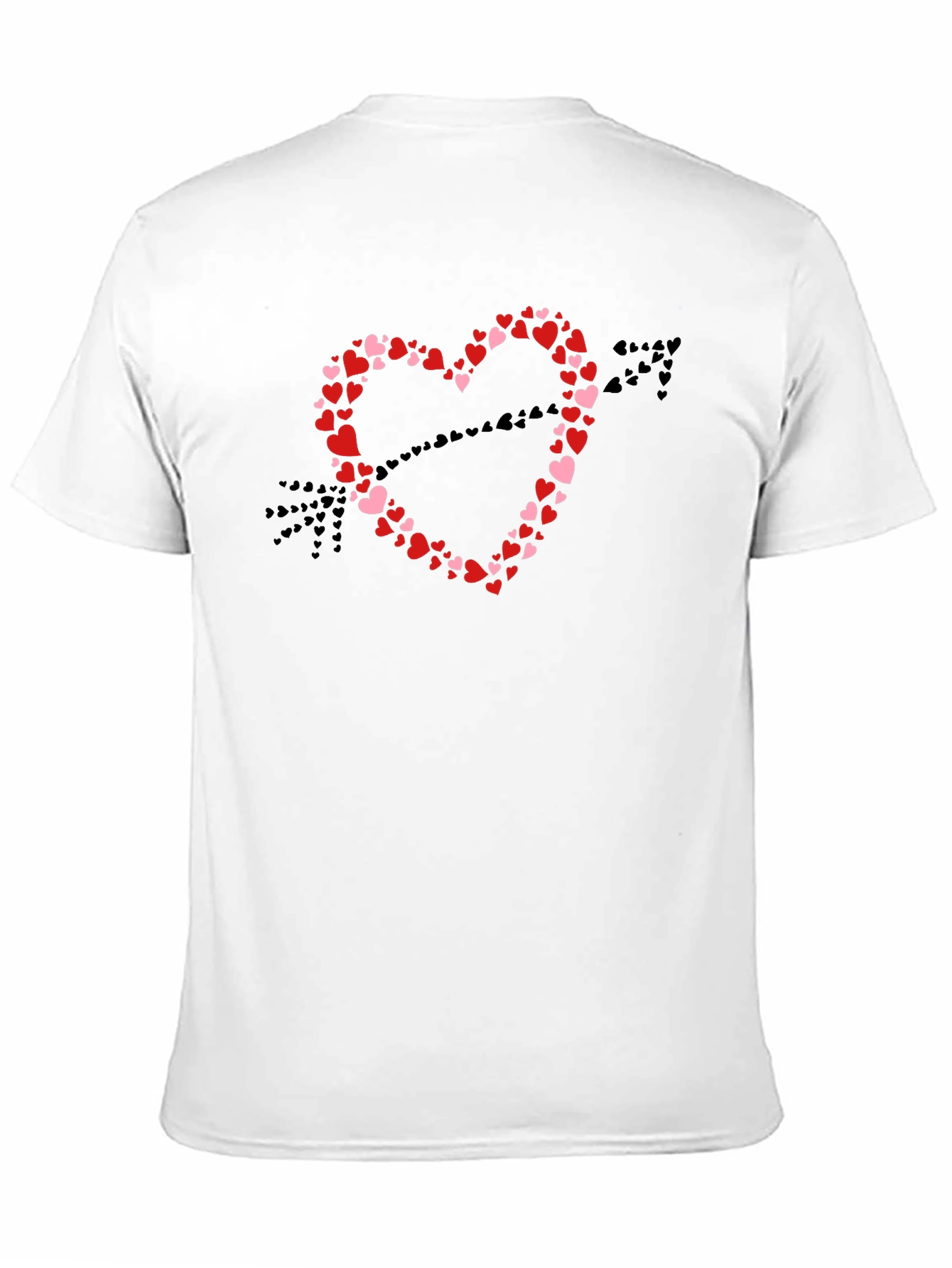 Heart Arrow Graphic T-Shirt - Valentines Day Apparel