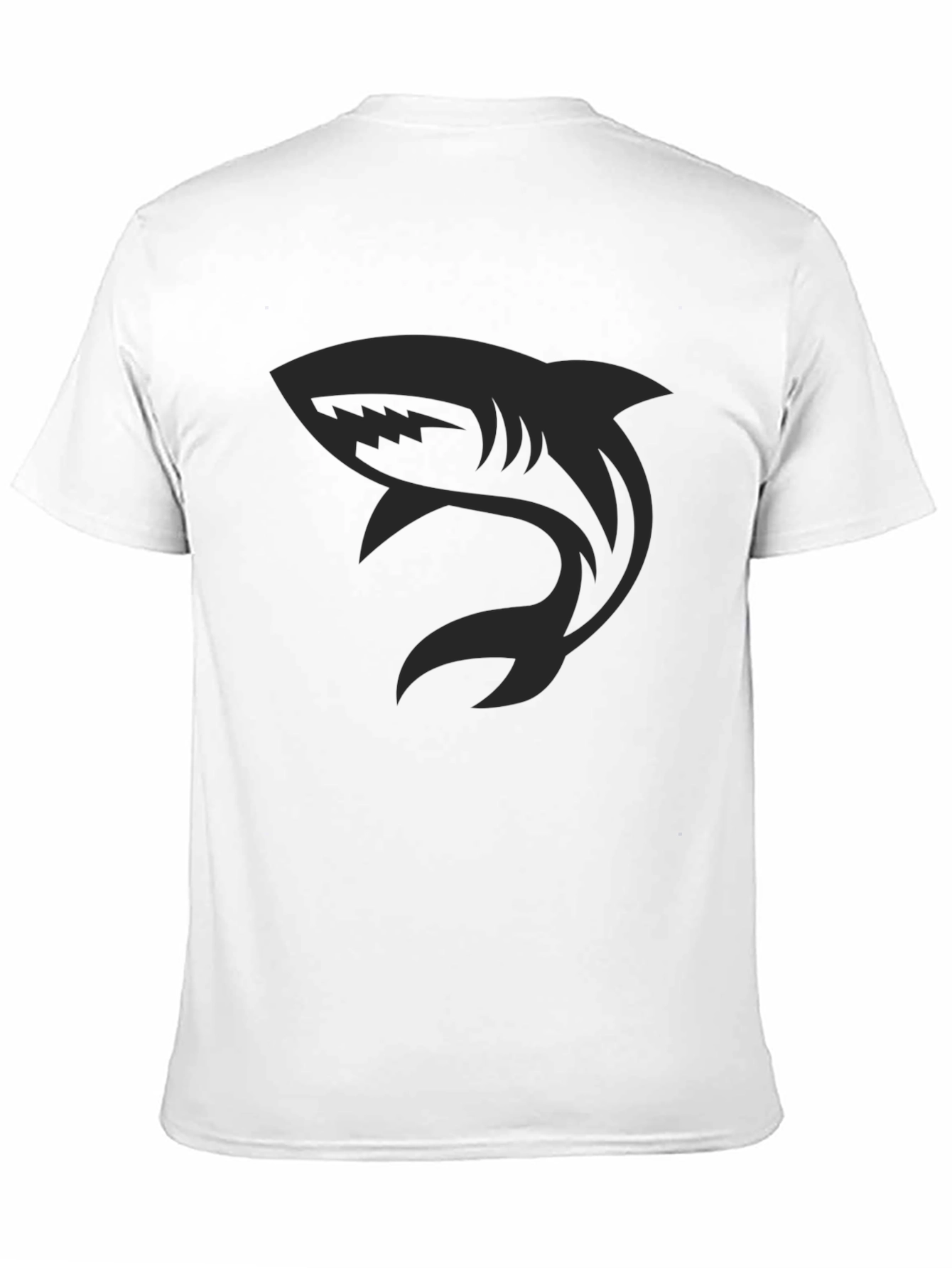 Mens Shark Graphic Black T-Shirt