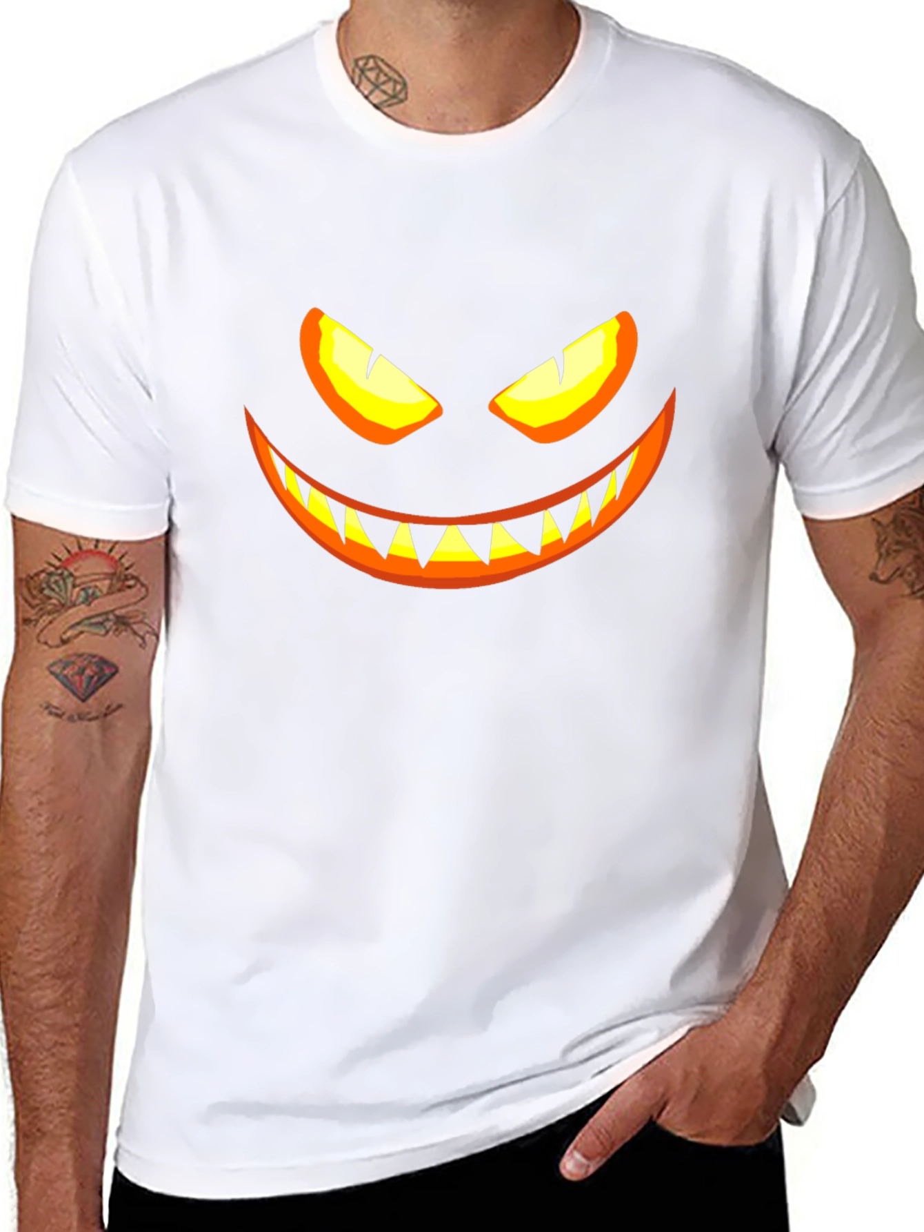 Scary Face Halloween T-Shirt