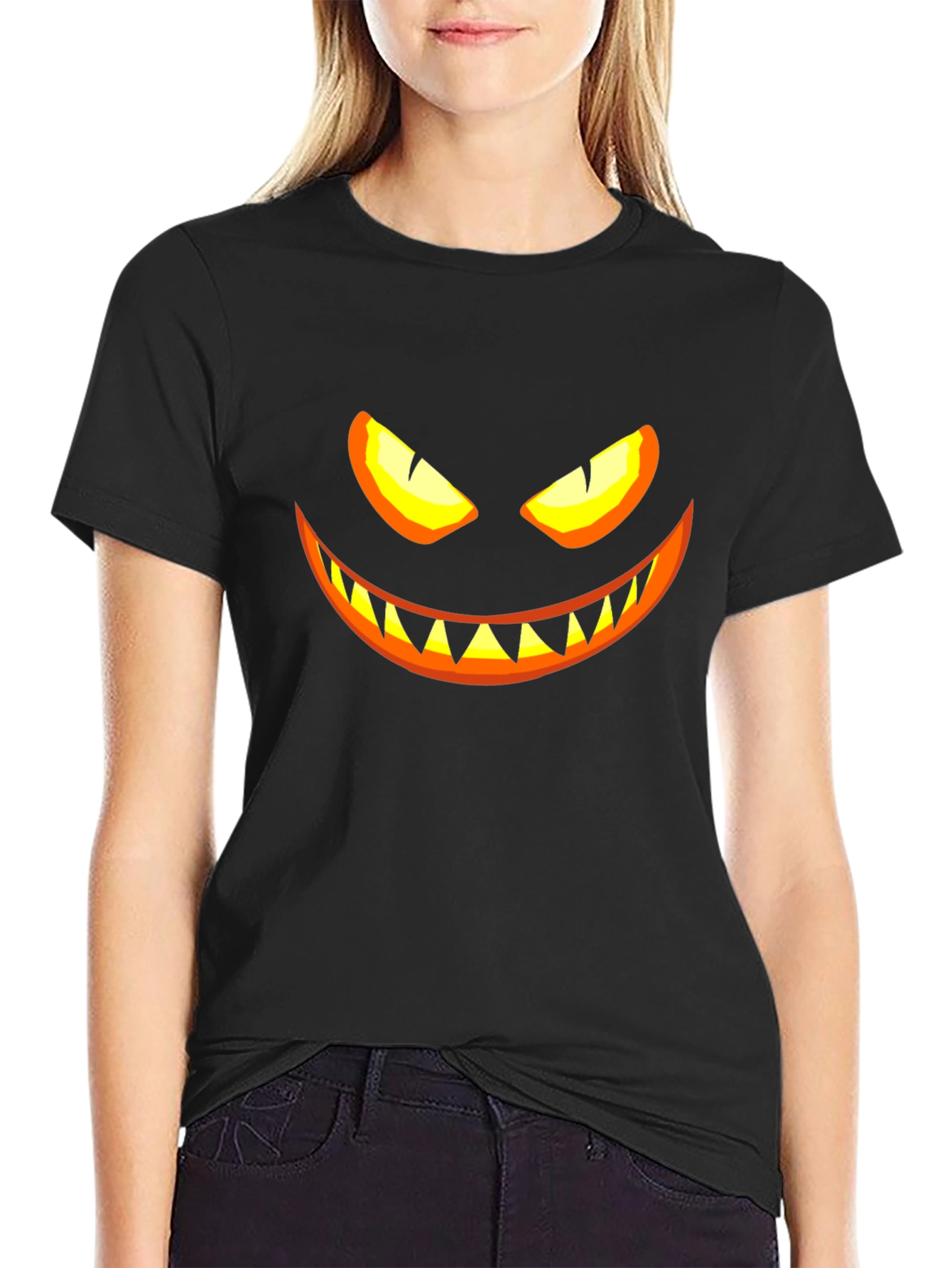 Scary Face Halloween T-Shirt