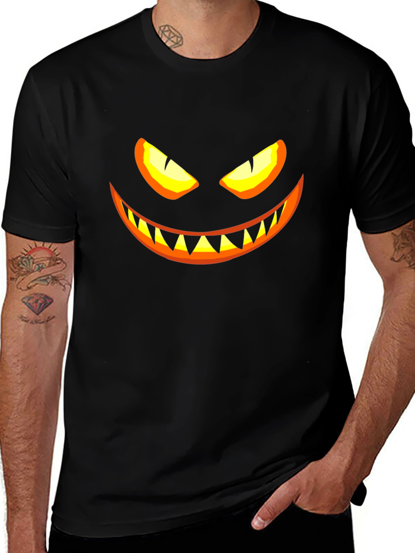 Scary Face Halloween T-Shirt