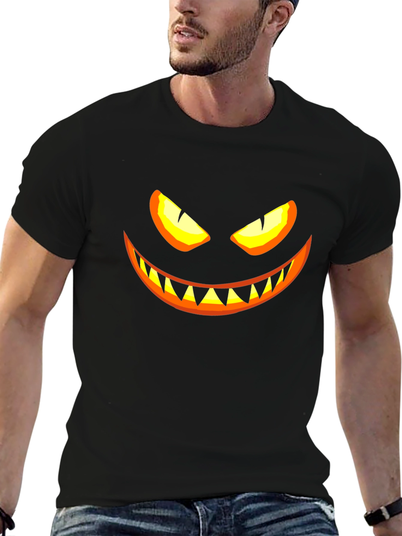 Scary Face Halloween T-Shirt
