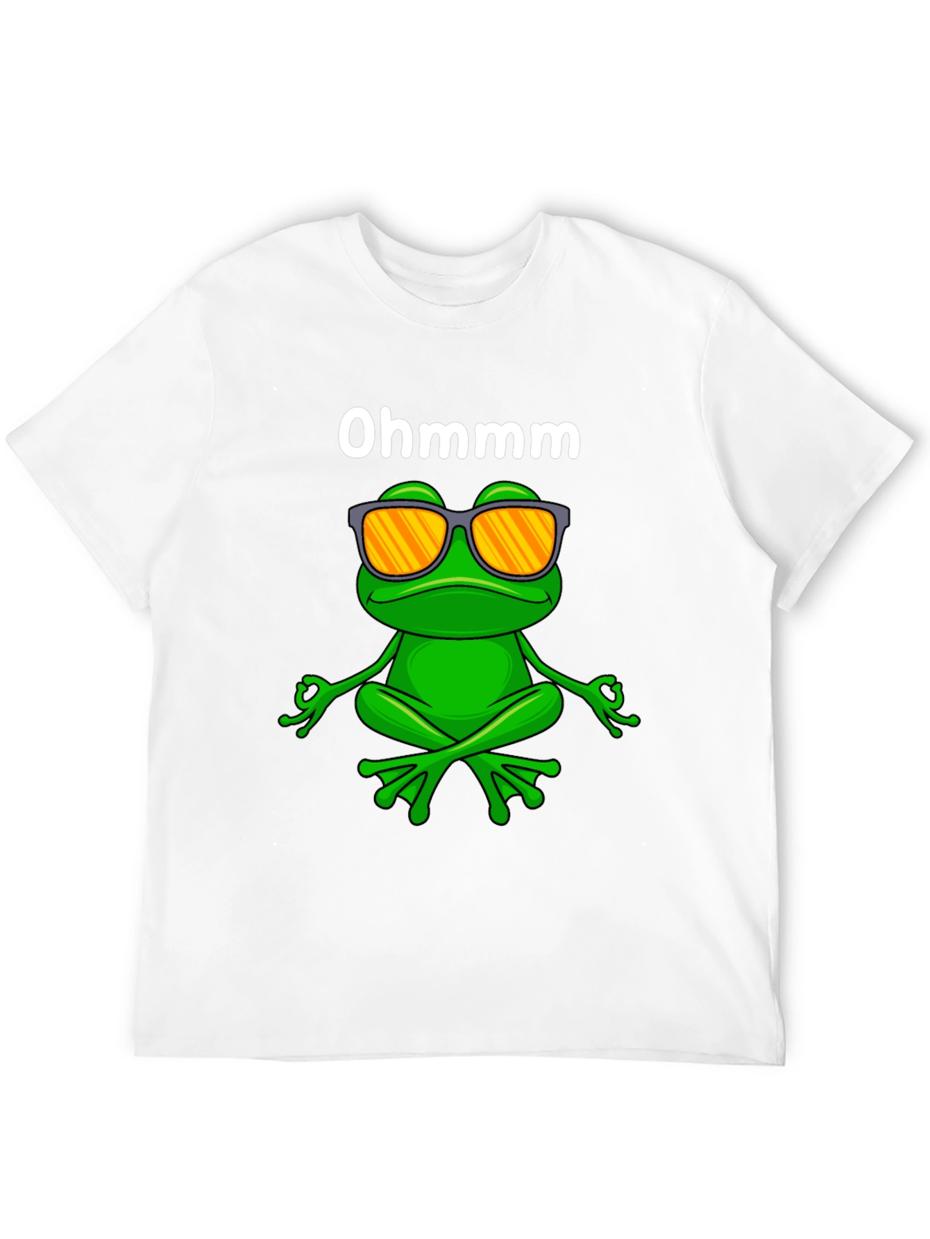 Ohm Frog T-Shirt - Meditating Frog Graphic Tee