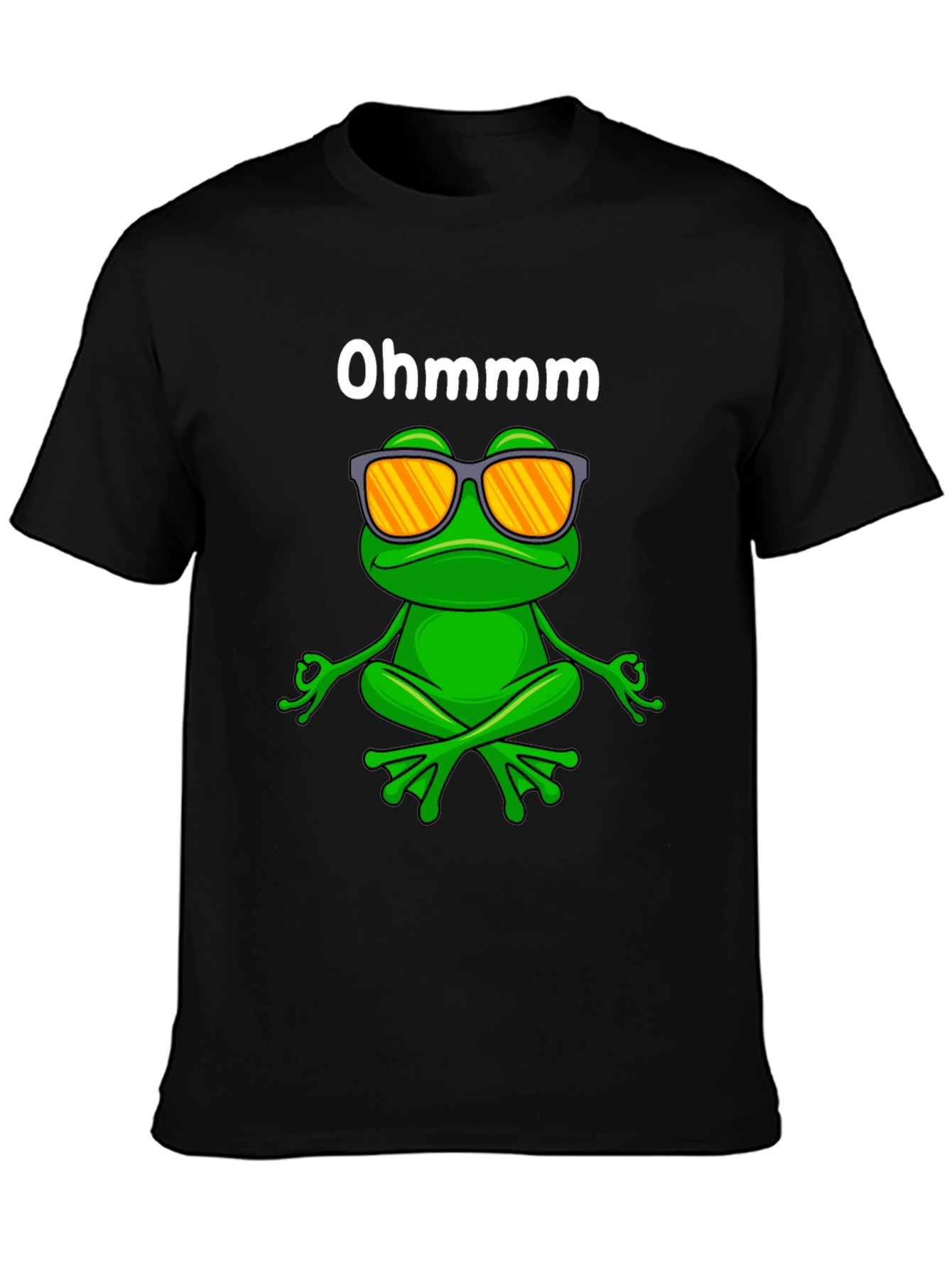 Ohm Frog T-Shirt - Meditating Frog Graphic Tee