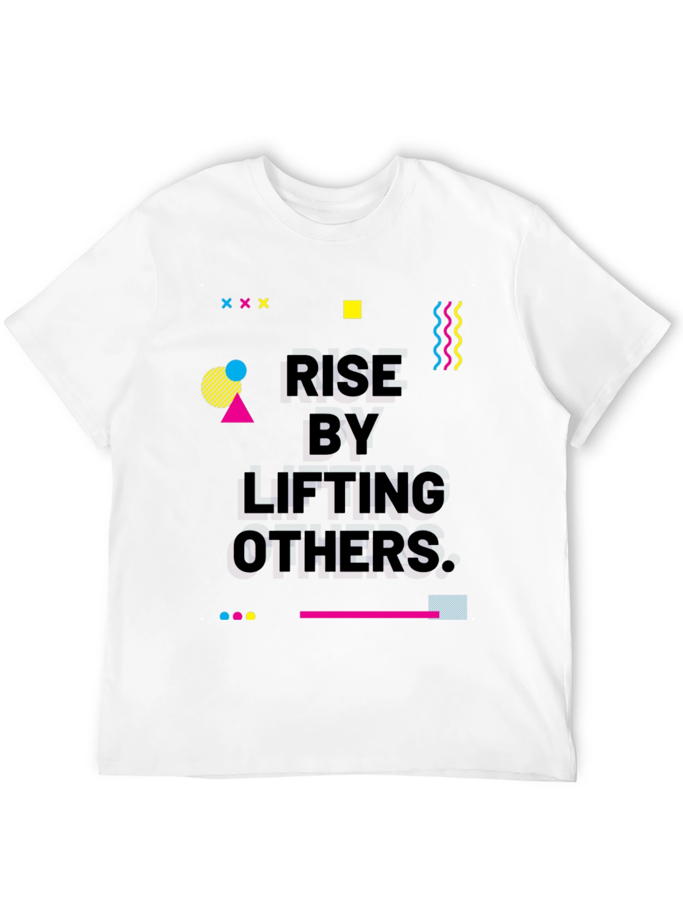 Rise by Lifting Others Graphic Tee - Black