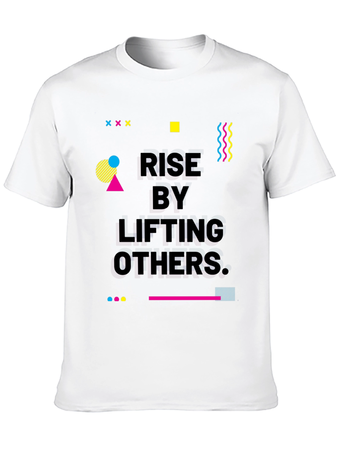 Rise by Lifting Others Graphic Tee - Black