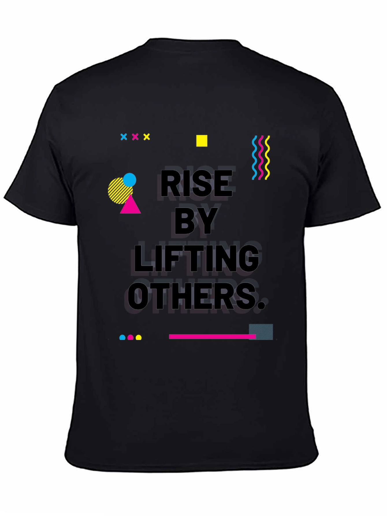 Rise by Lifting Others Graphic Tee - Black