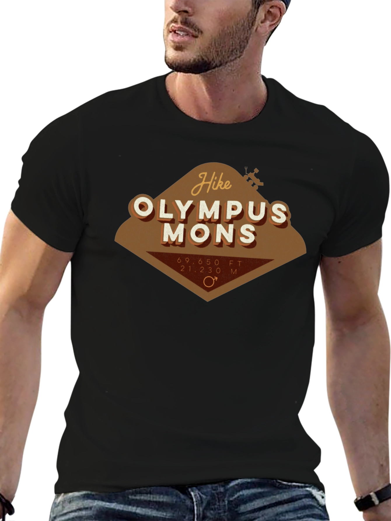Hike Olympus Mons Graphic T-Shirt