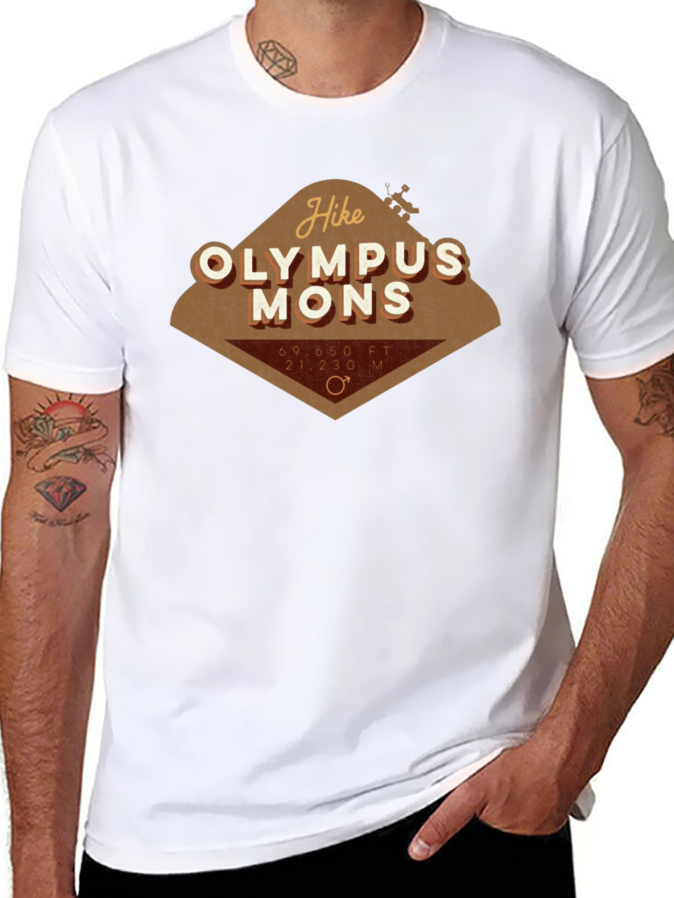 Hike Olympus Mons Graphic T-Shirt