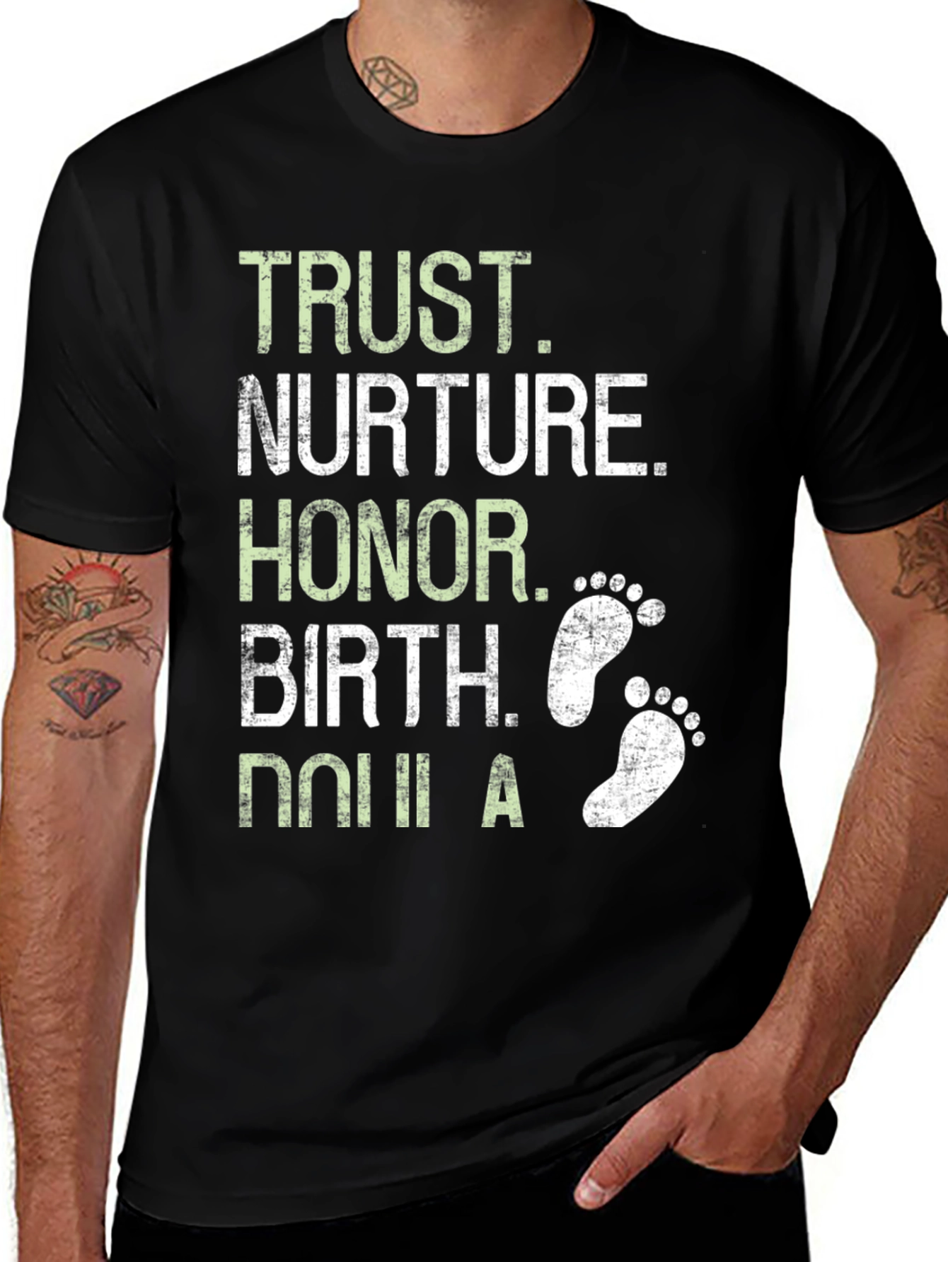 Trust Birth T-Shirt - Honor Nurture Doula Tee