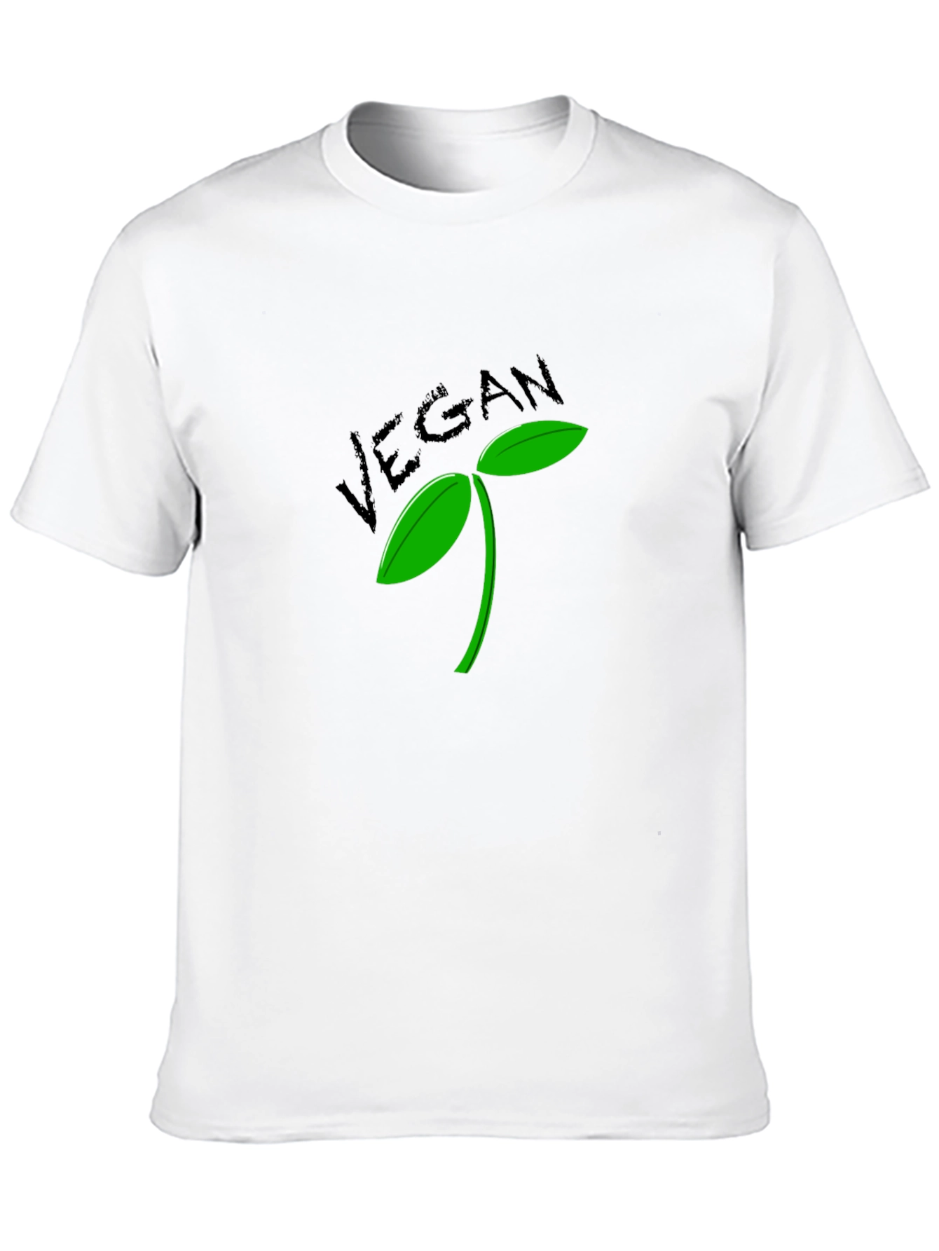 Vegan Sprout T-Shirt - Black Graphic Tee