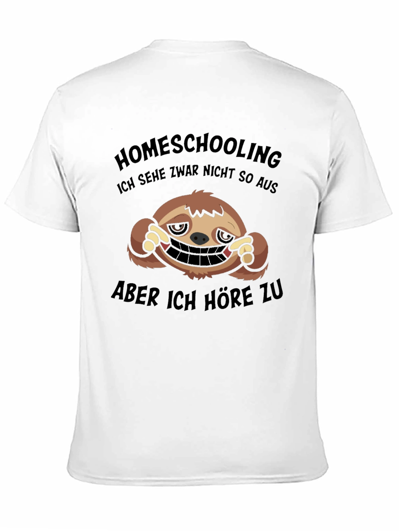 Funny Homeschooling Sloth T-Shirt
