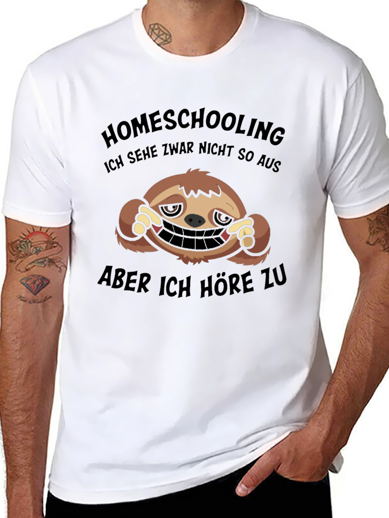 Funny Homeschooling Sloth T-Shirt