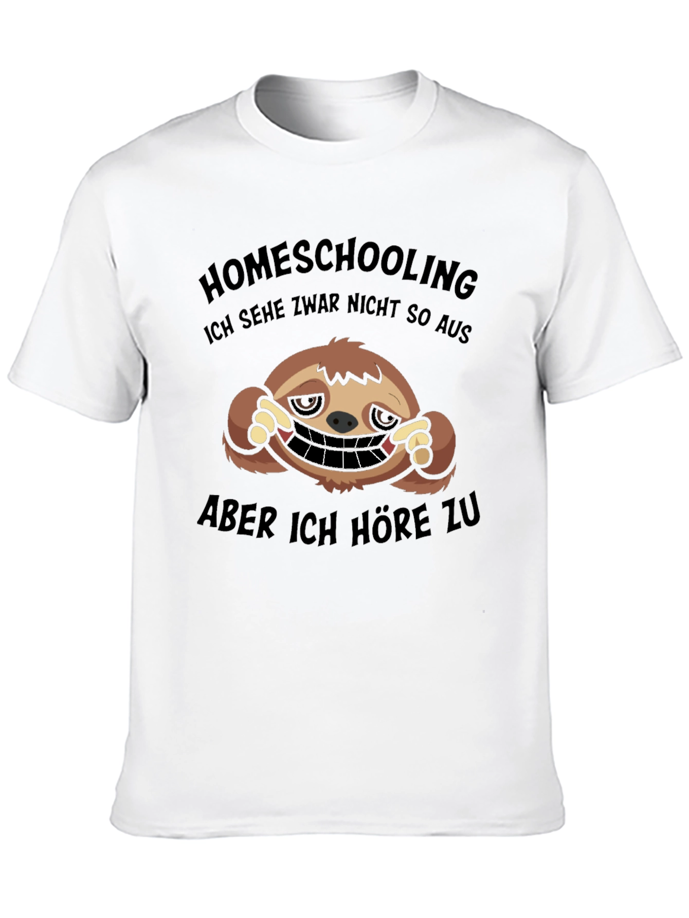 Funny Homeschooling Sloth T-Shirt