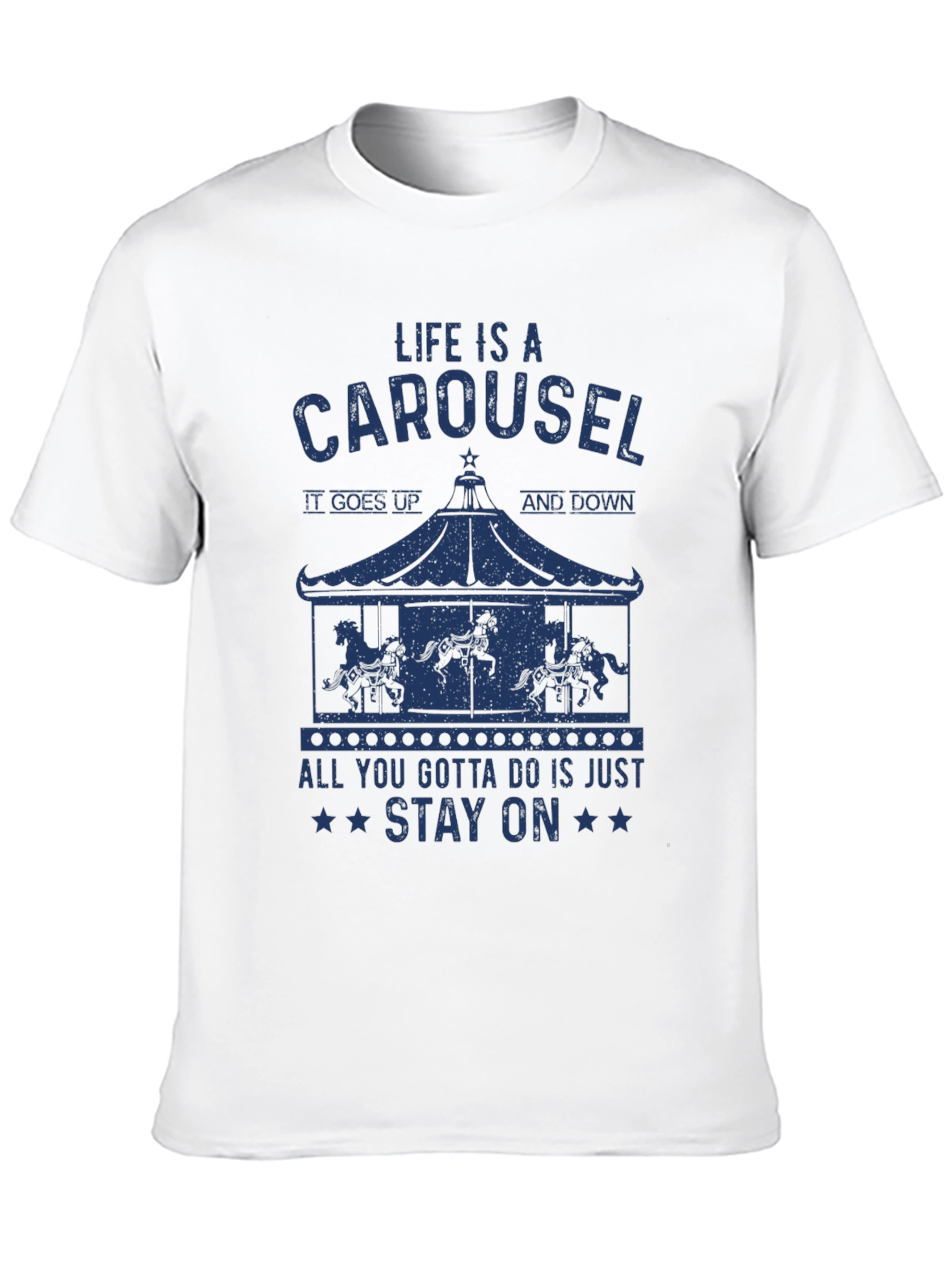 Carousel Graphic Tee - Lifes a Ride T-Shirt