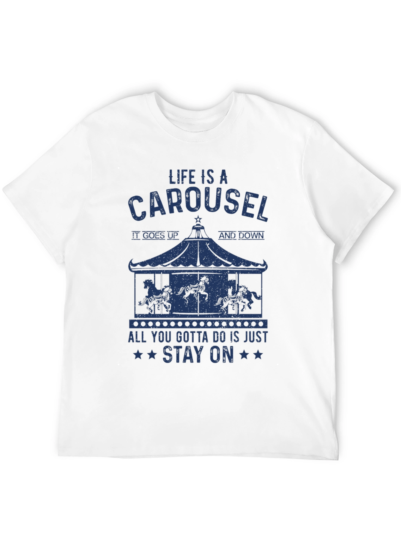 Carousel Graphic Tee - Lifes a Ride T-Shirt