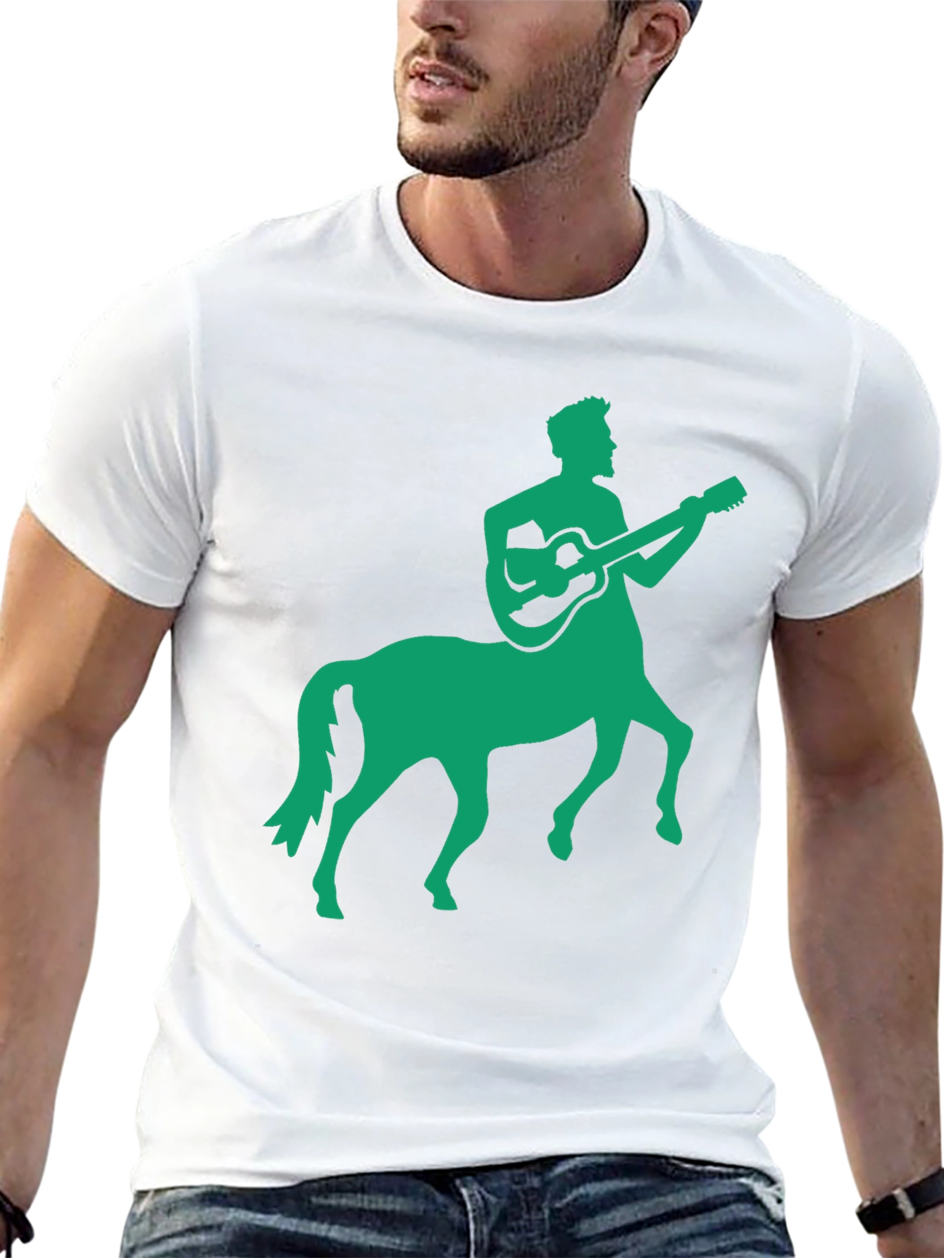 Centaur Guitarist Graphic Tee - Unique Design