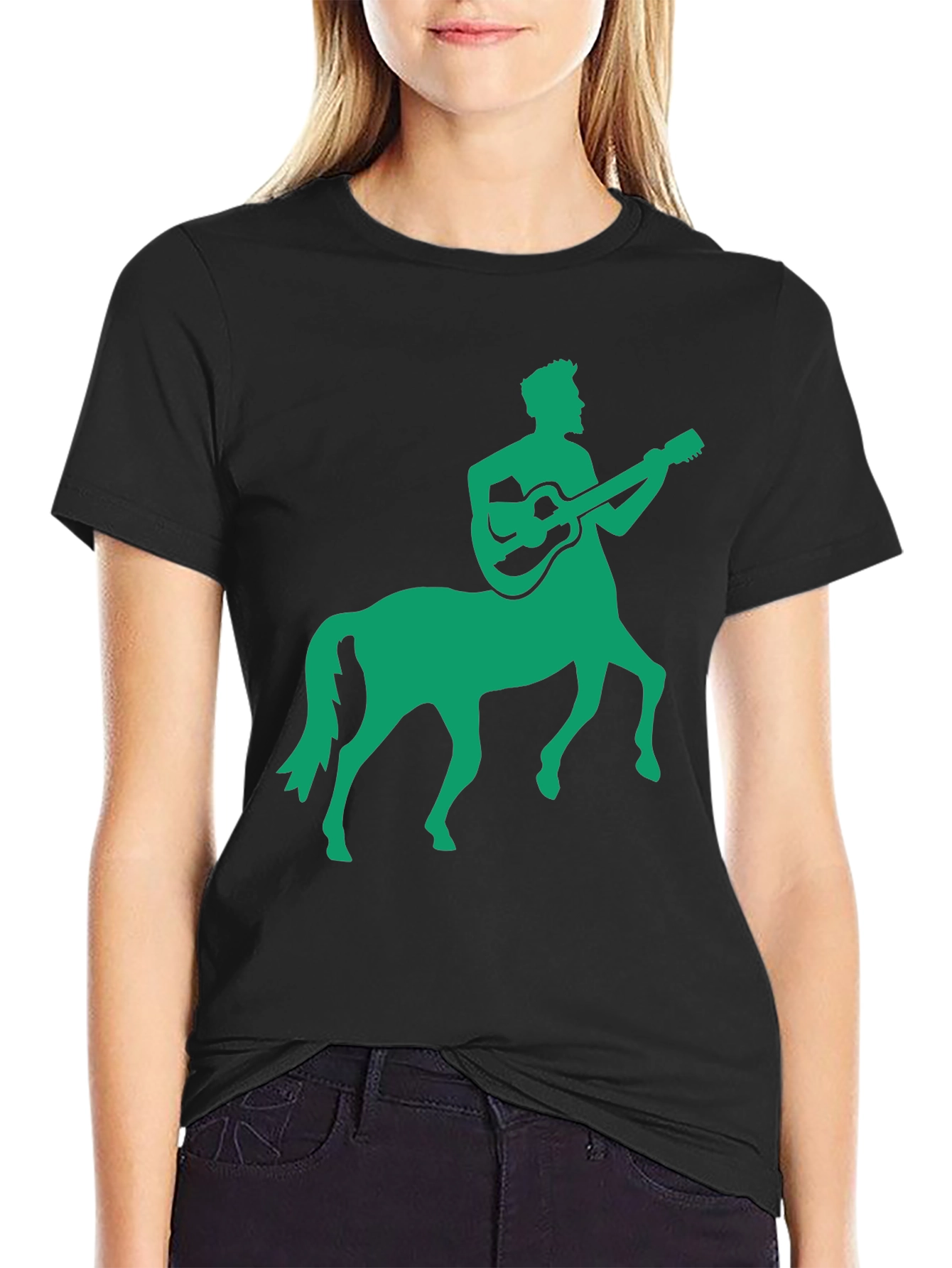 Centaur Guitarist Graphic Tee - Unique Design