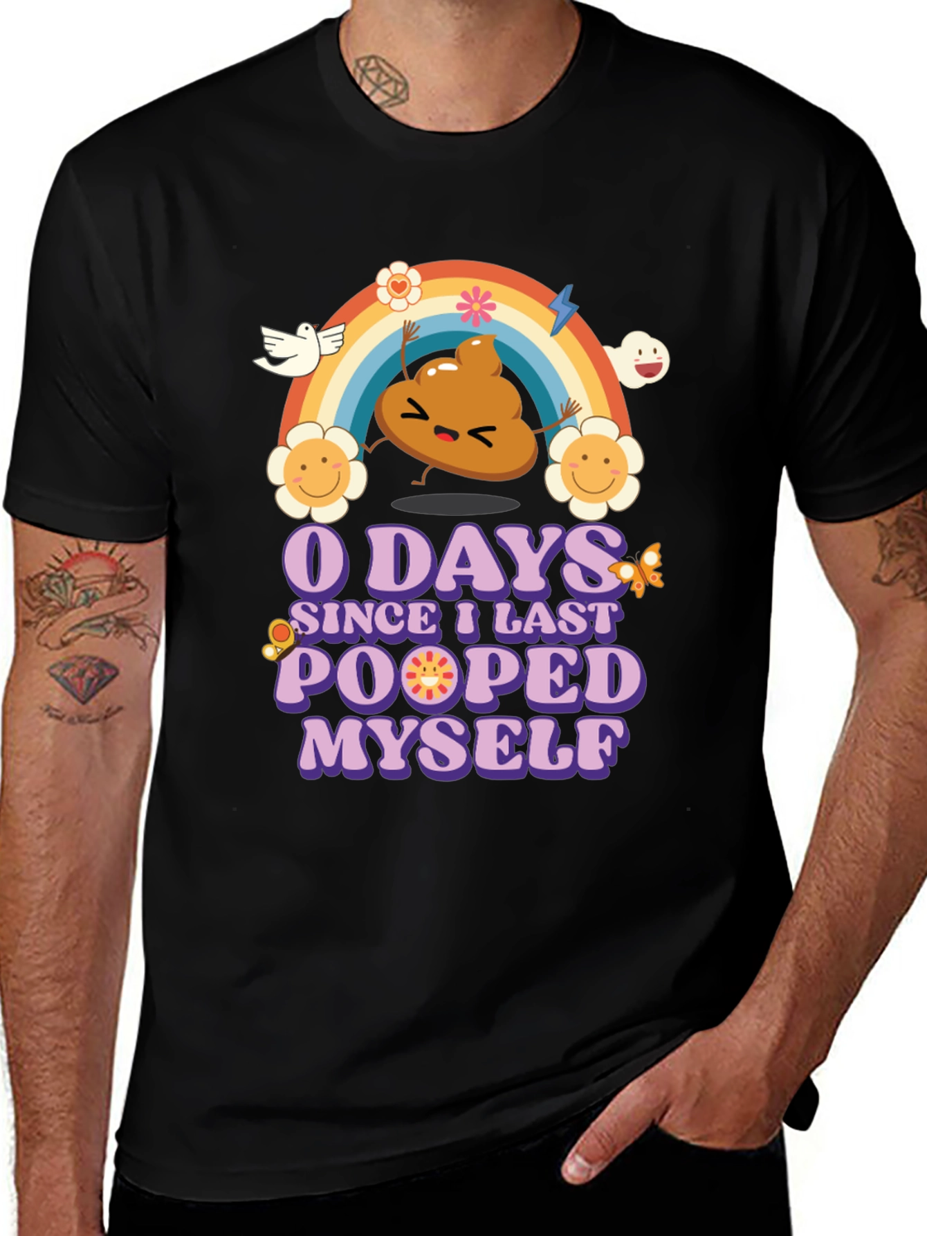 0 Days Since I Last Pooped Myself T-Shirt