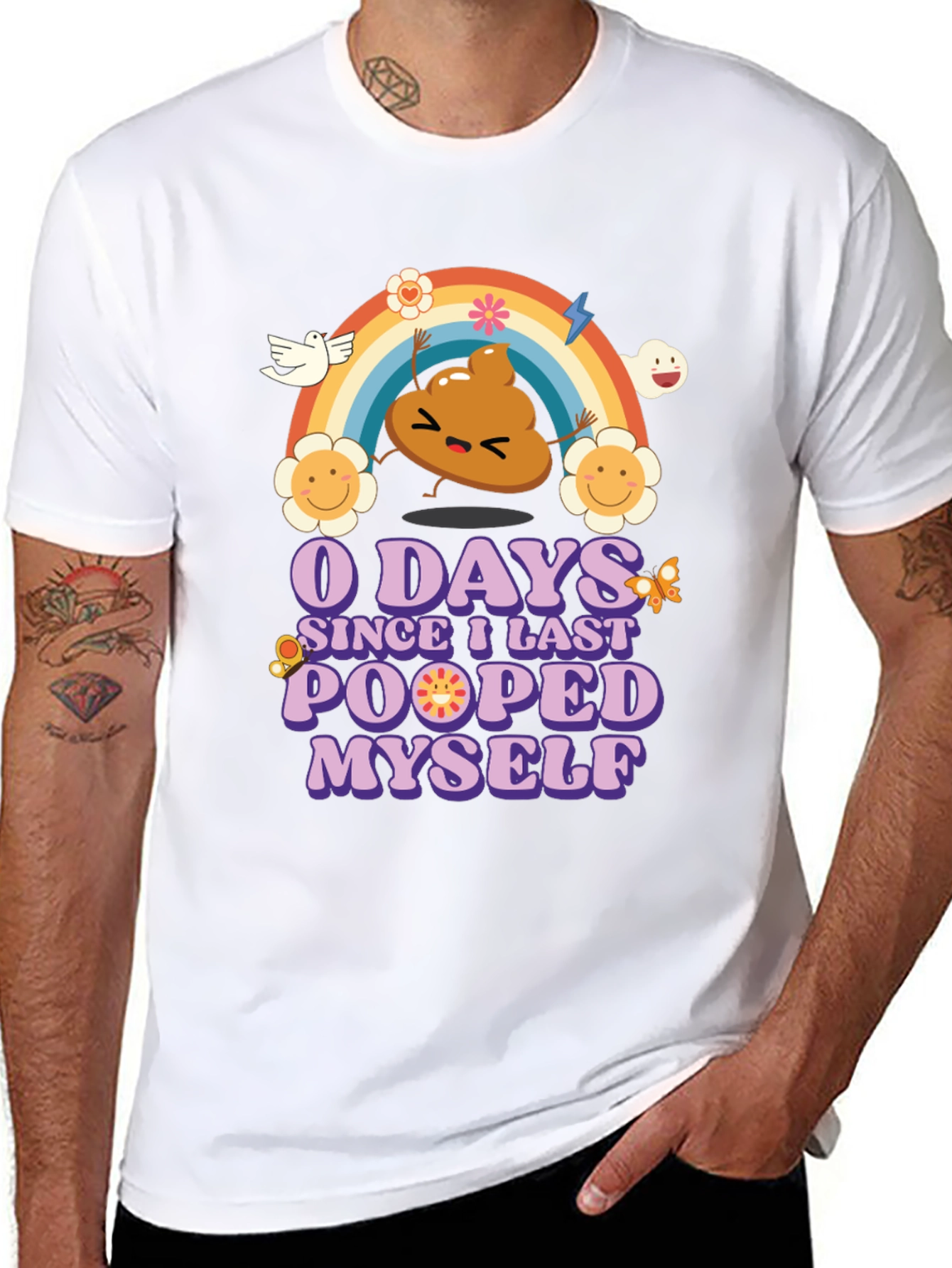 0 Days Since I Last Pooped Myself T-Shirt