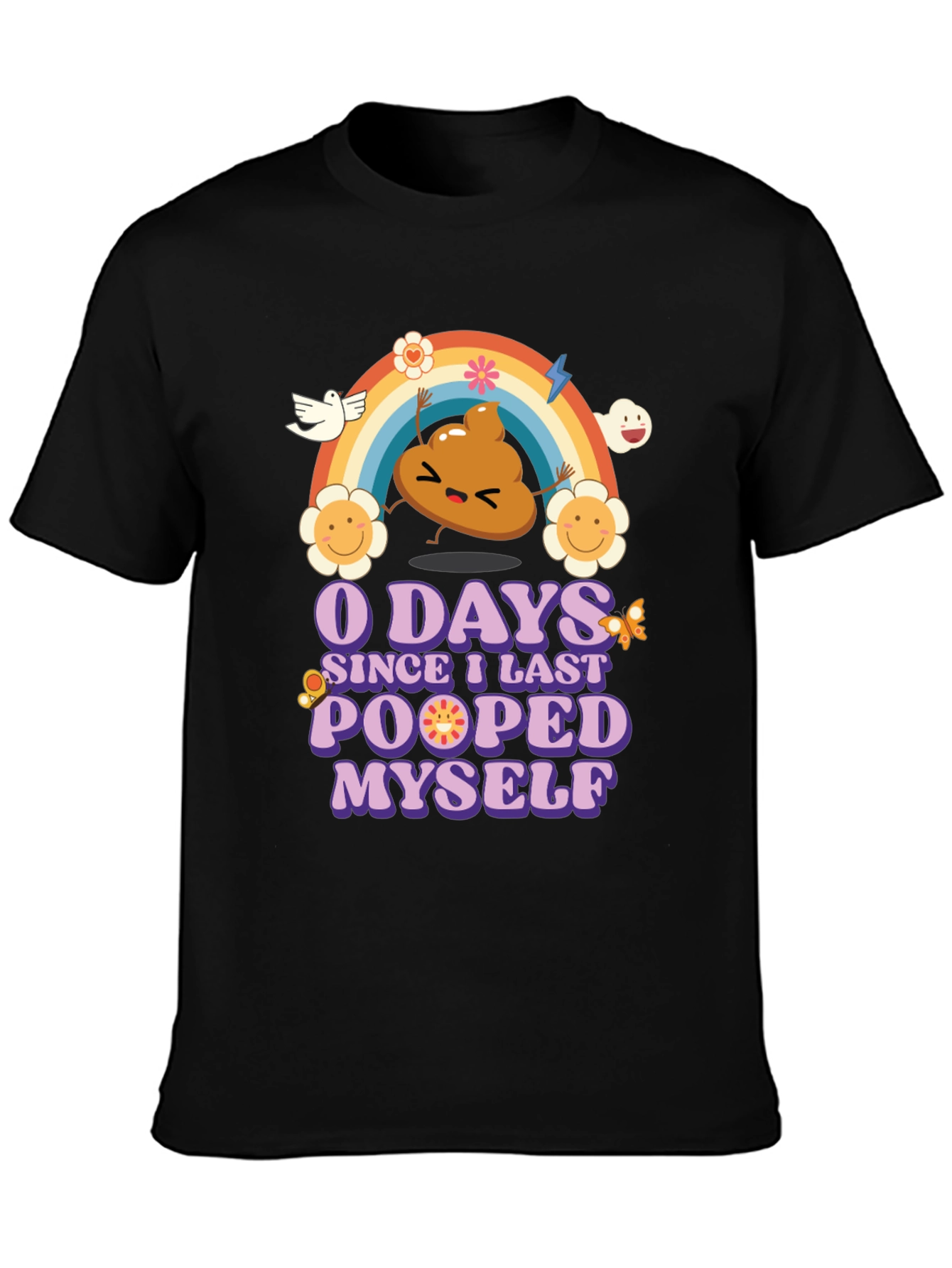 0 Days Since I Last Pooped Myself T-Shirt