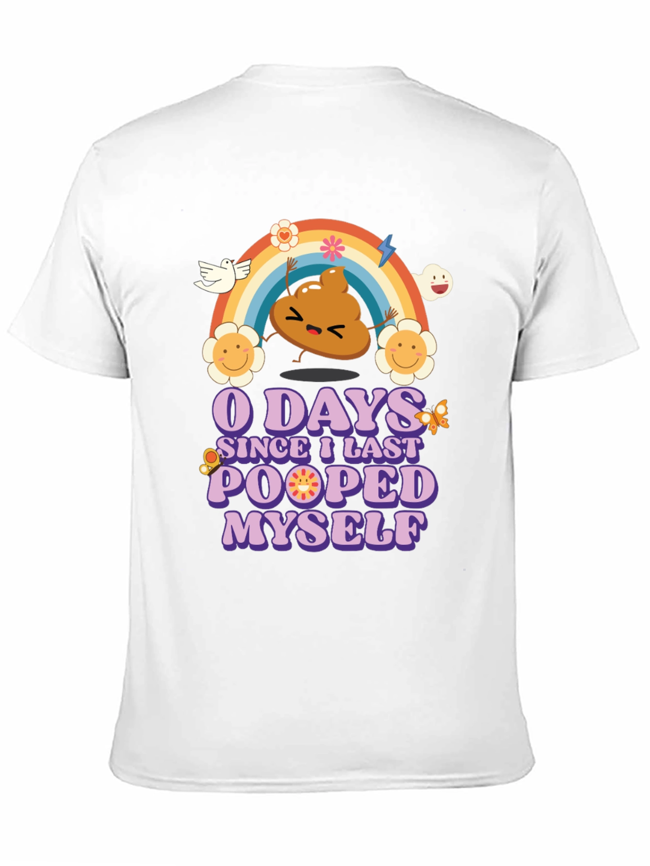 0 Days Since I Last Pooped Myself T-Shirt