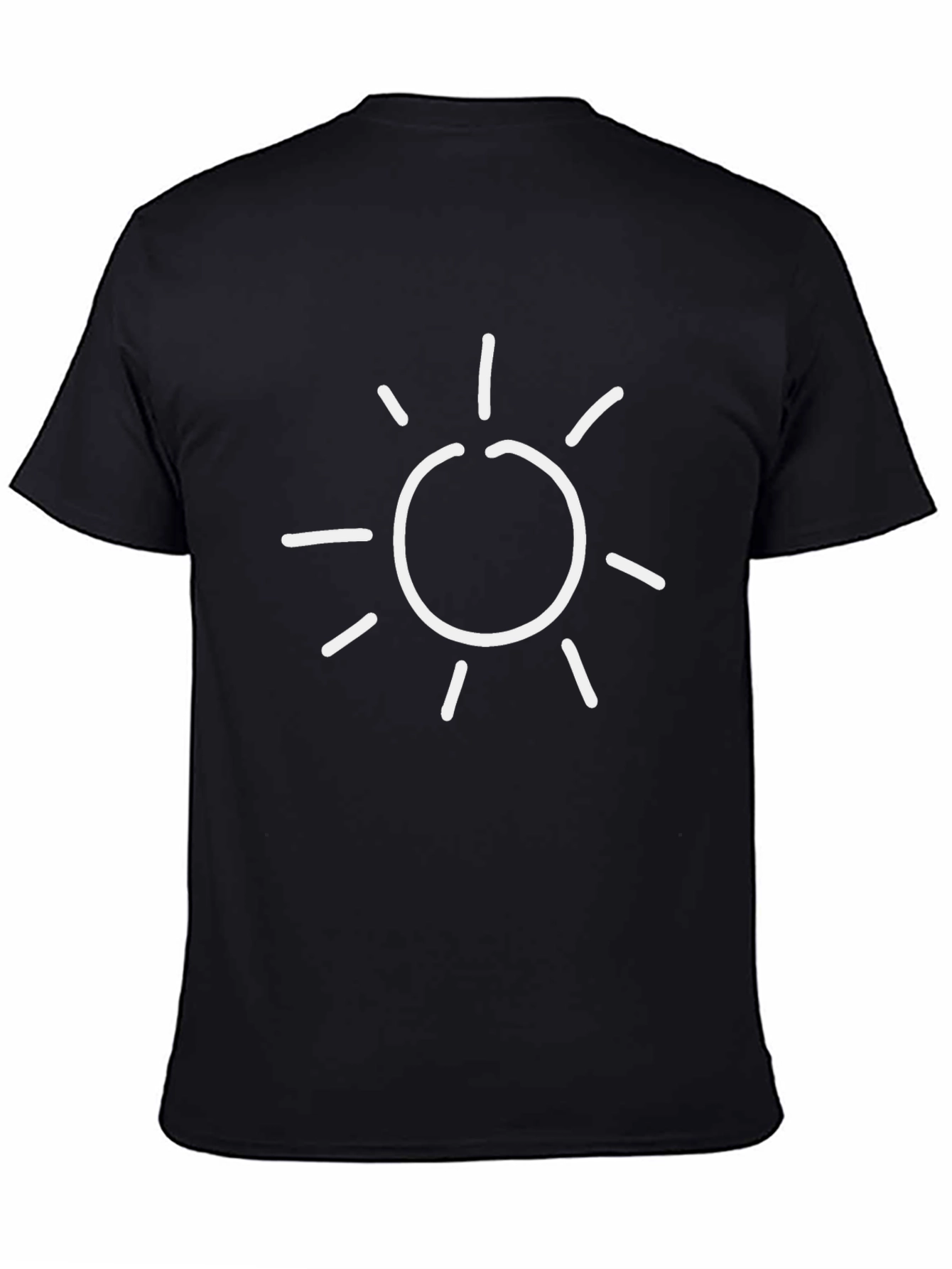 Sunny Days Black T-Shirt
