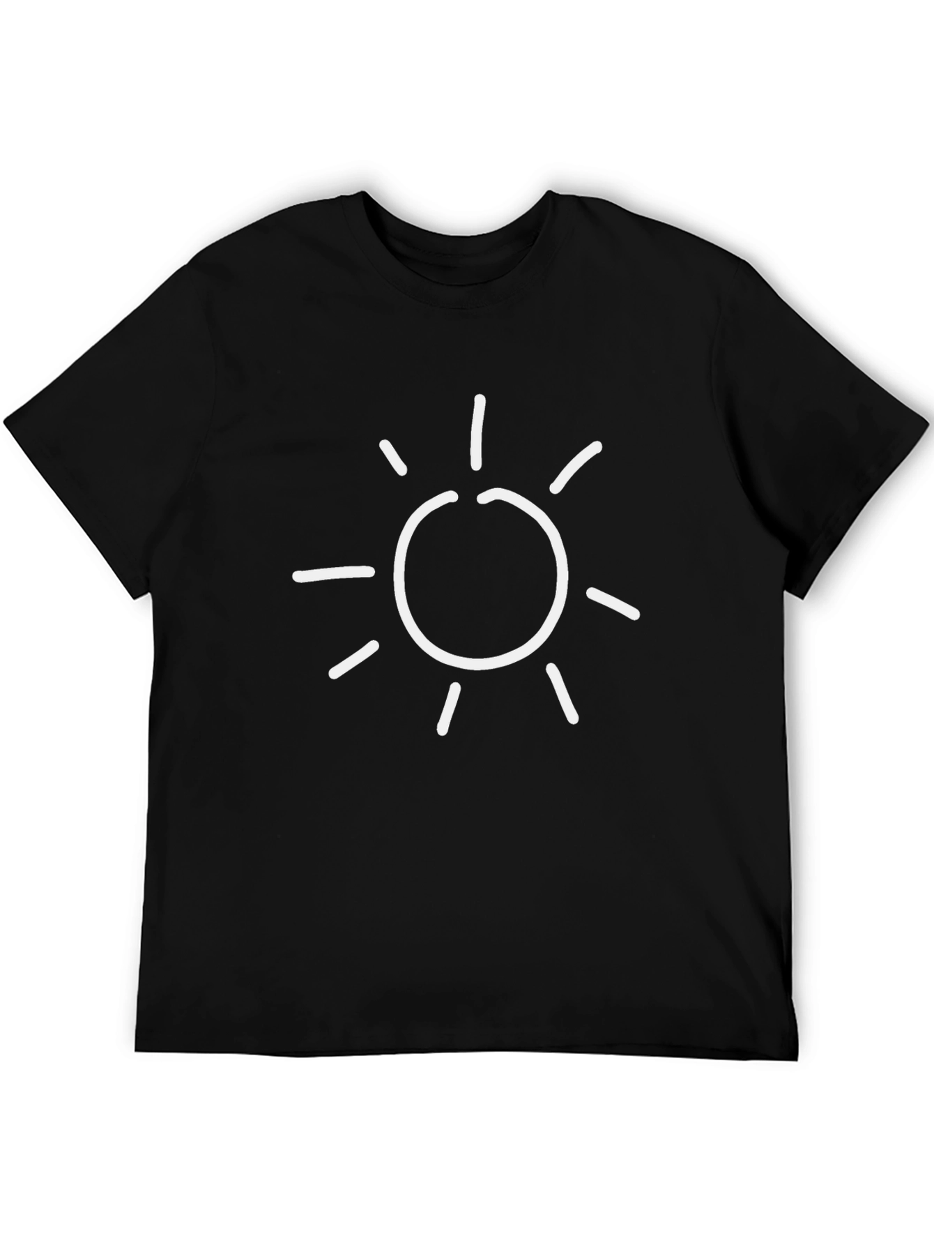 Sunny Days Black T-Shirt