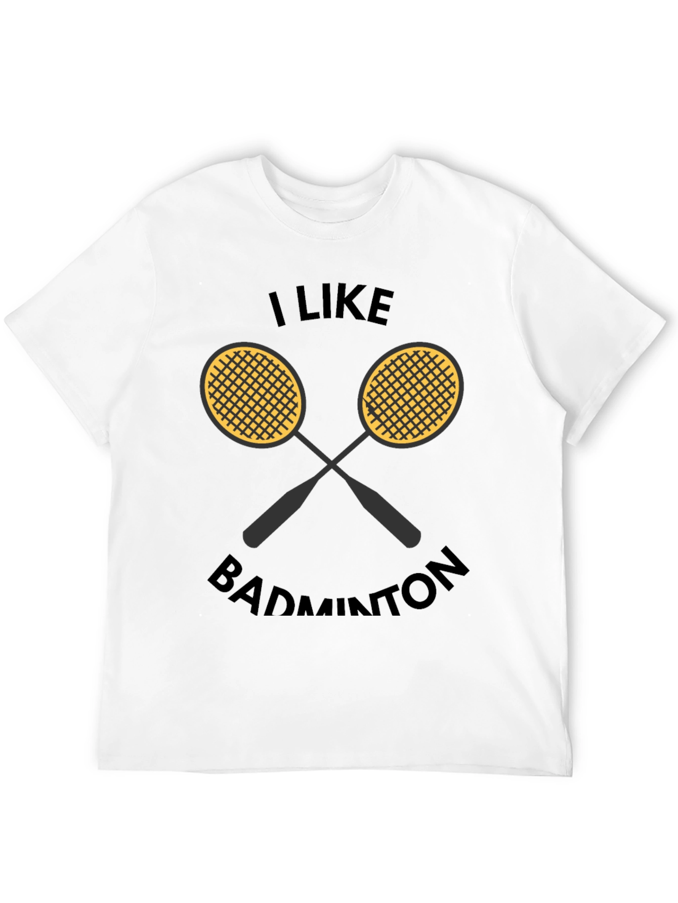 I Like Badminton Graphic Tee