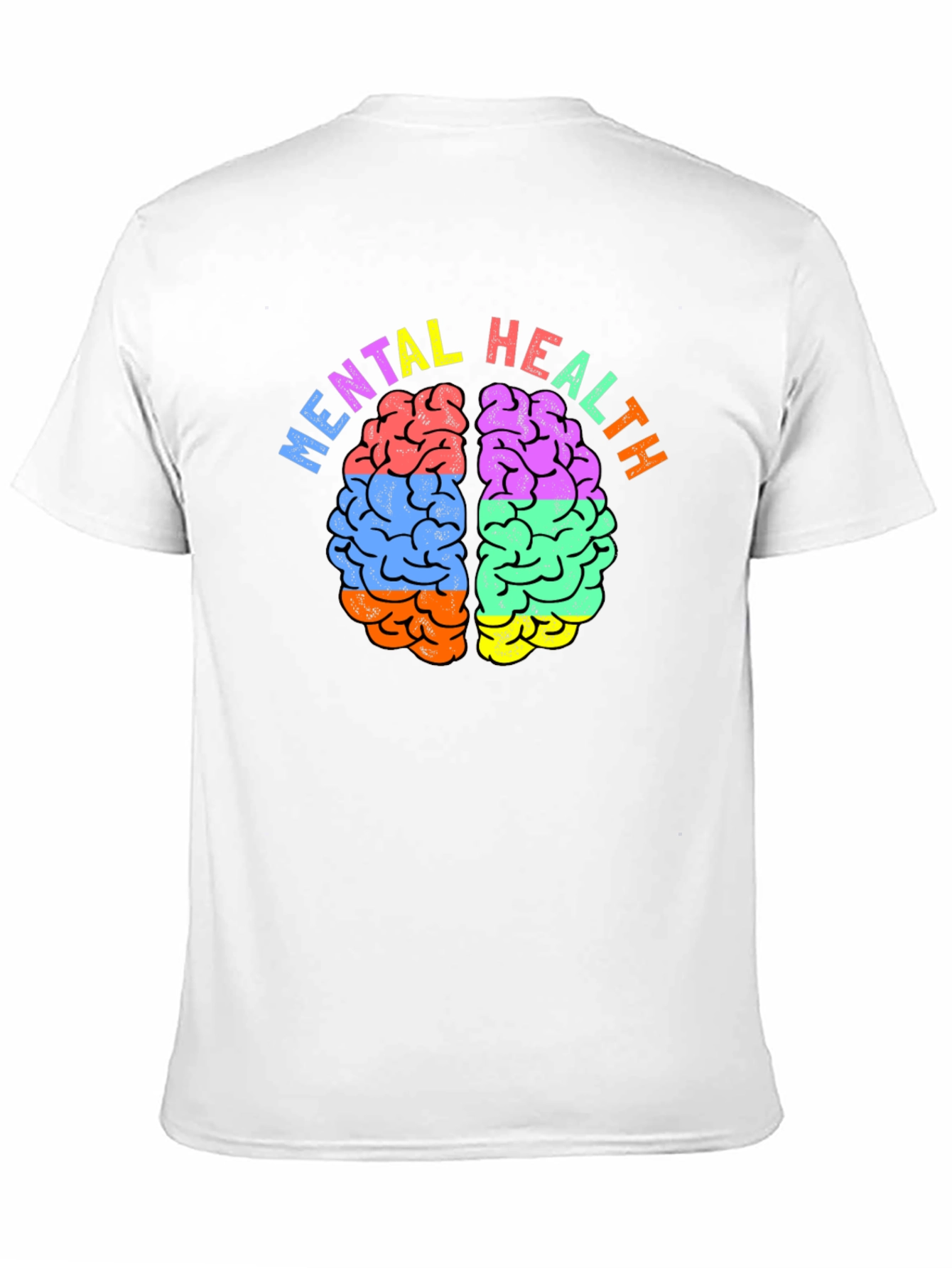 Mental Health Brain Graphic Tee