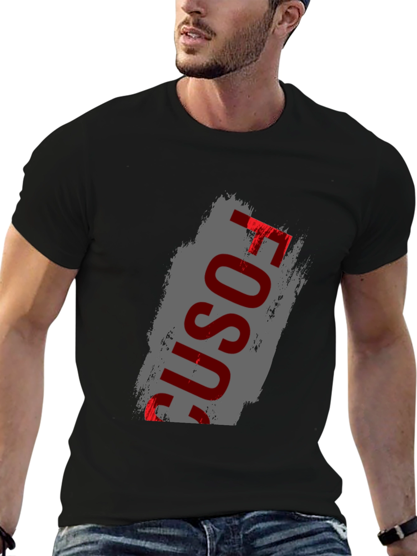 FOSU1 Mens Graphic T-Shirt - Modern Streetwear Tee